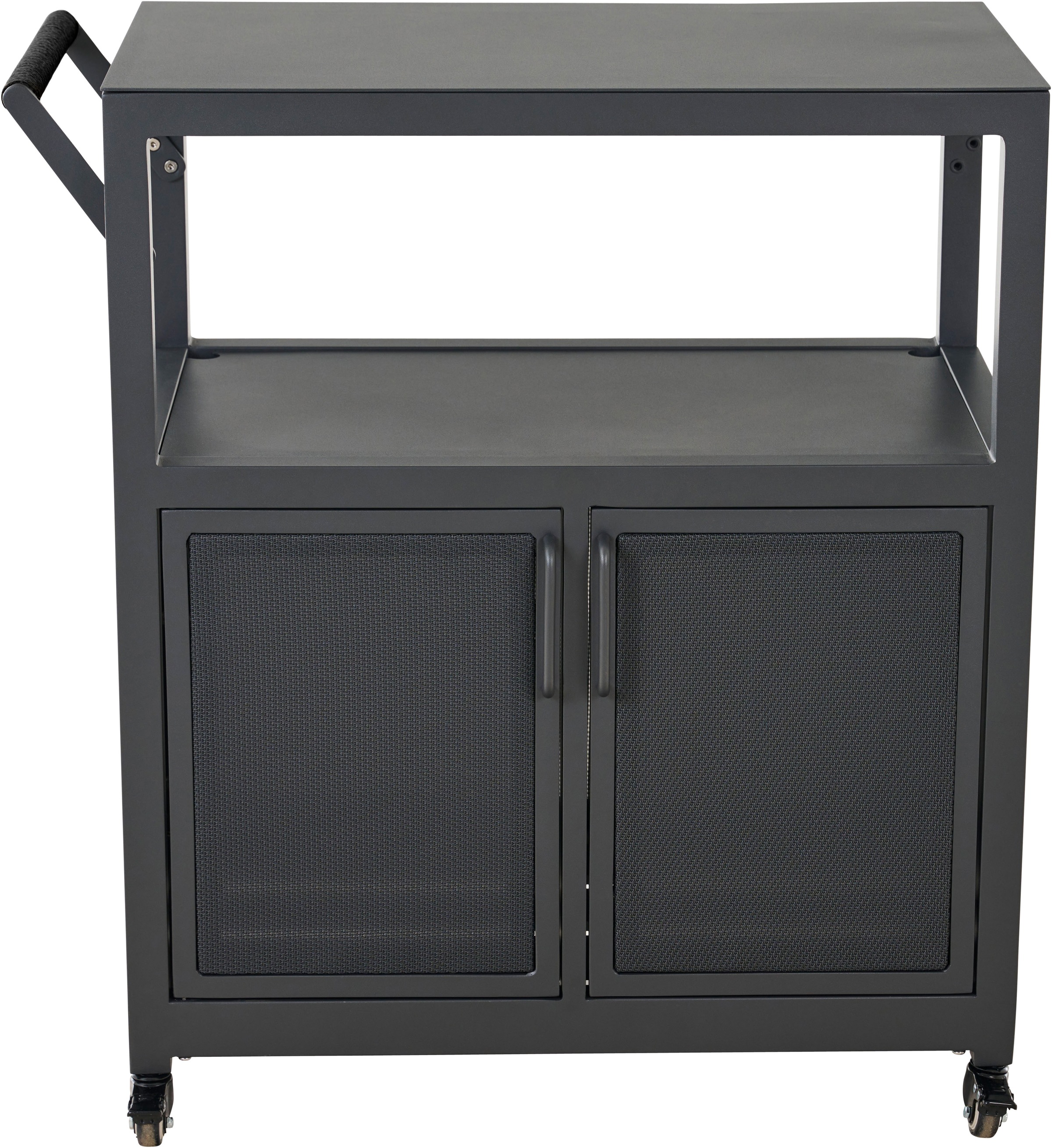 Siena Garden Servierwagen »PALMA klein« Aluminiumrahmen, Ranotex® Bezug dunkelgrau