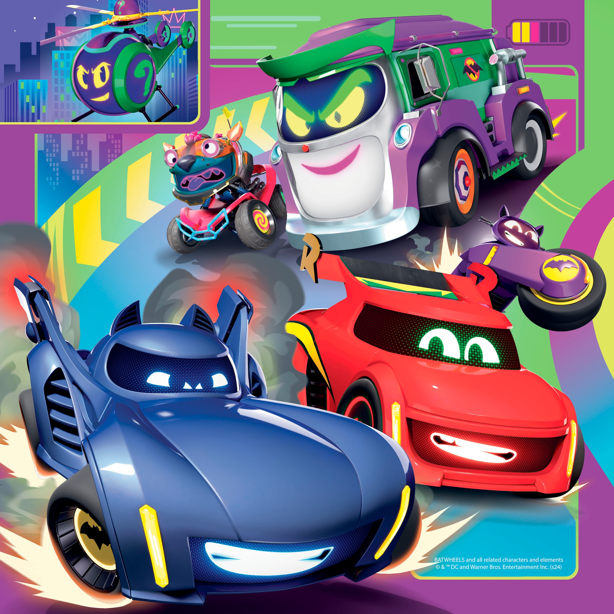 Ravensburger Puzzle »An alle Batwheels!«, (147 tlg.), 3 x 49 Teile; Made in Europe
