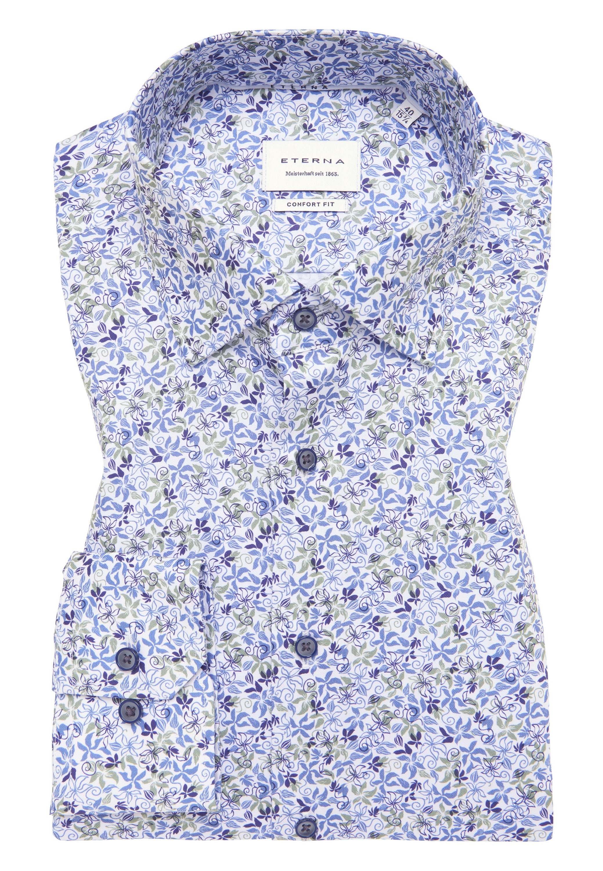 Eterna Langarmhemd »COMFORT FIT«, NON IRON (bügelfrei)