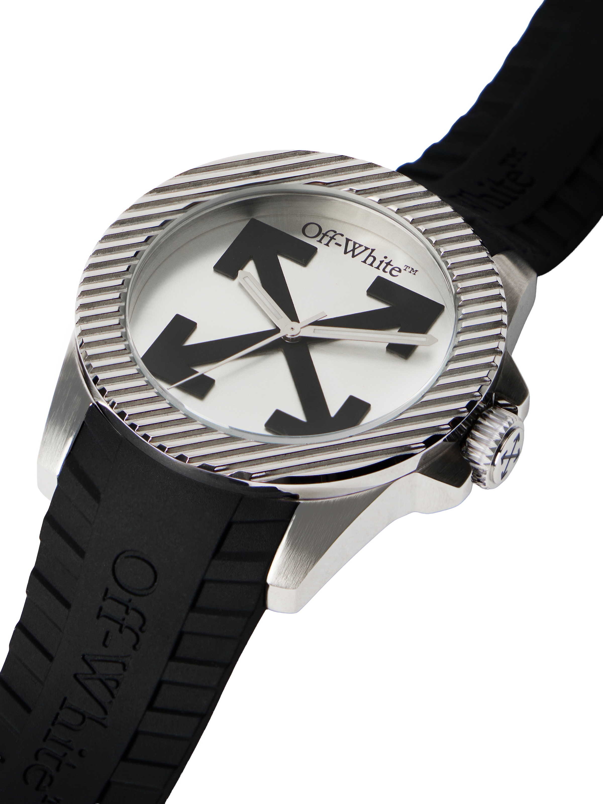 OFF-WHITE Quarzuhr »NO SIR« Armbanduhr, Herrenuhr, Silikonarmband, analog
