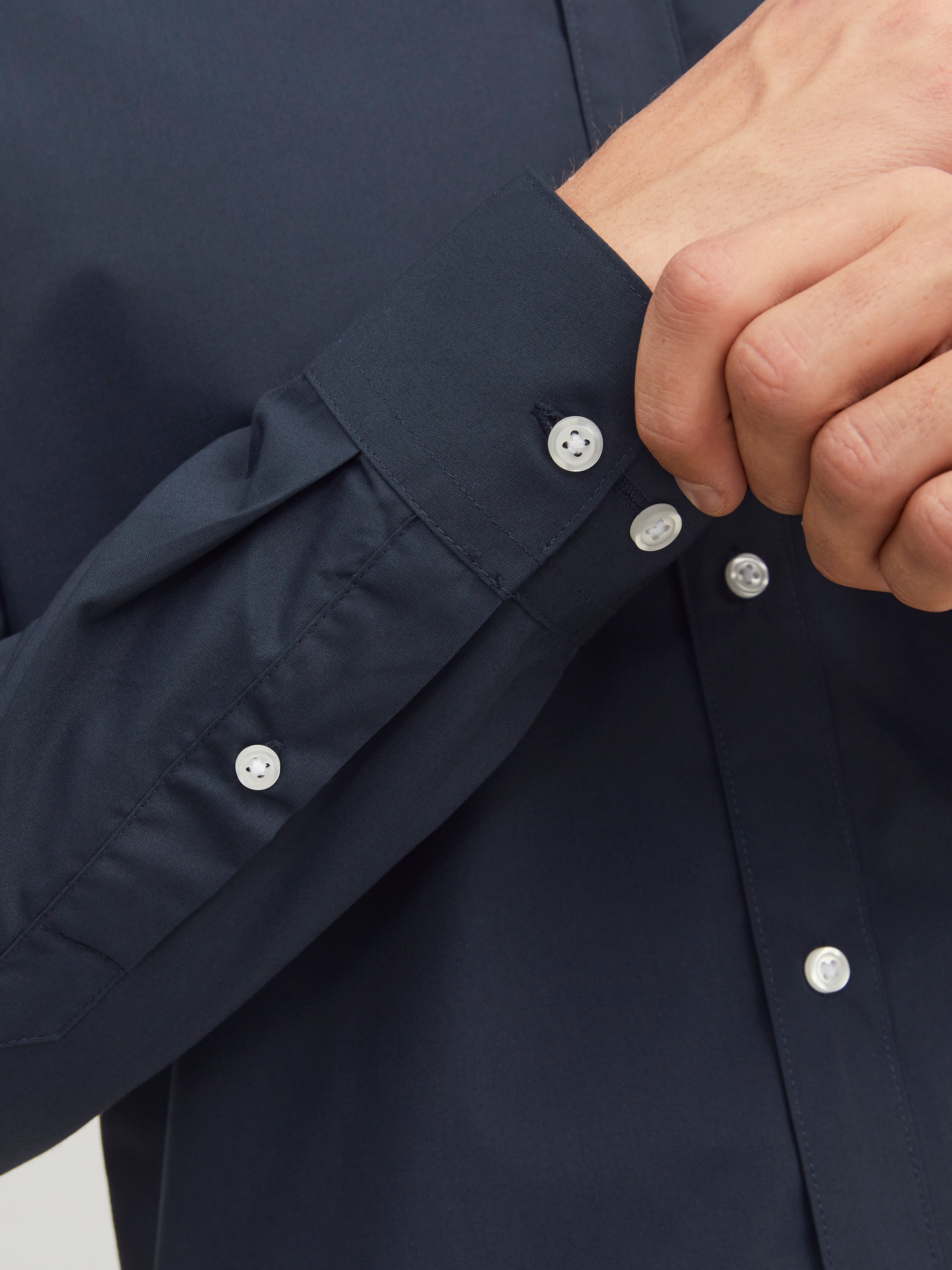 Jack & Jones Langarmhemd »JJJOE SHIRT LS PLAIN«