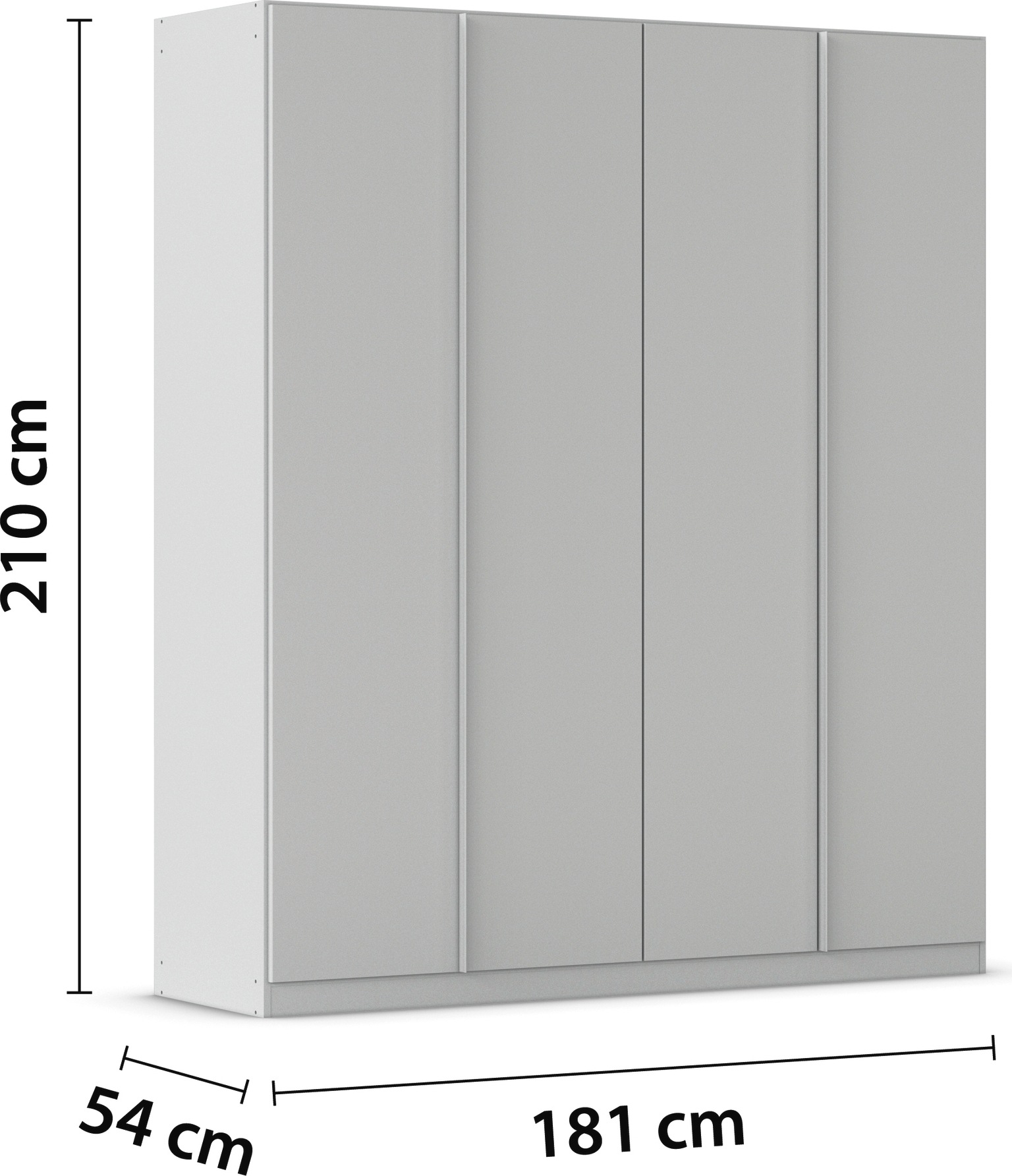 rauch Drehtürenschrank »Monostar« mit umfangreicher Innenausstattung