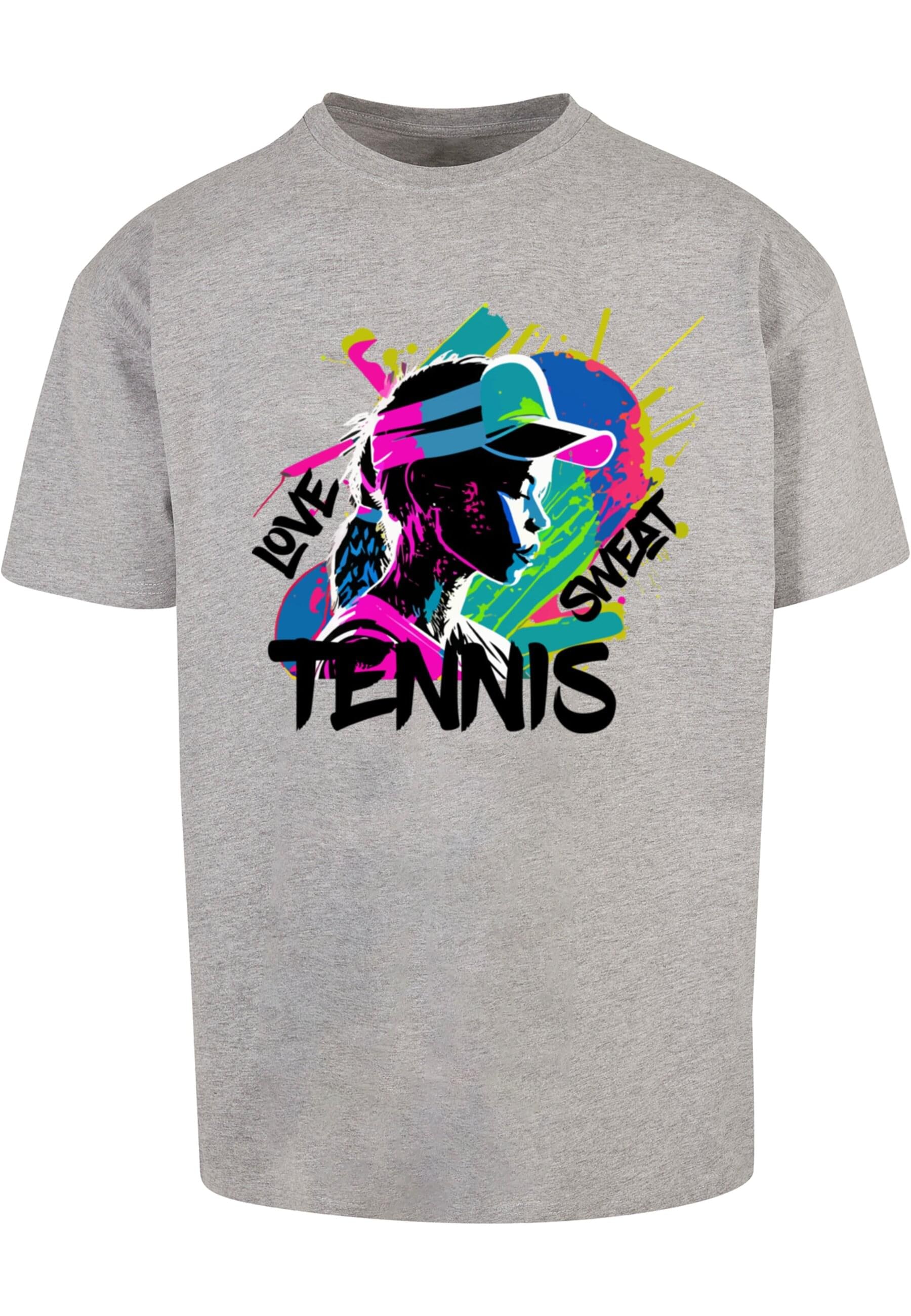 Merchcode T-Shirt "Merchcode Herren Tennis Love, Sweat - Heavy Oversize Tee günstig online kaufen