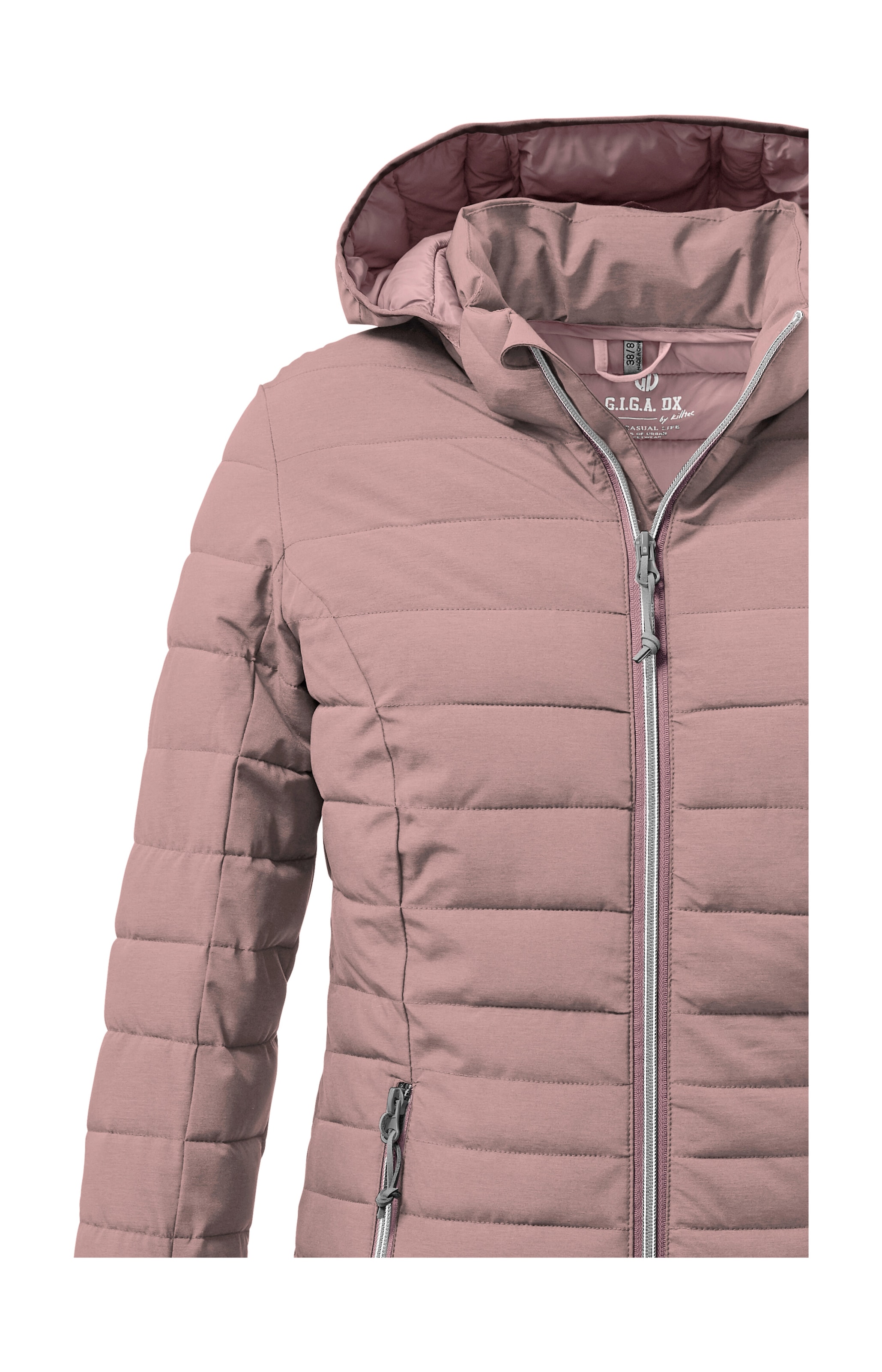 G.I.G.A. DX by killtec Steppjacke »Uyaka«, Leichte, wasserabweisende Damenjacke mit abzippbarer Kapuze