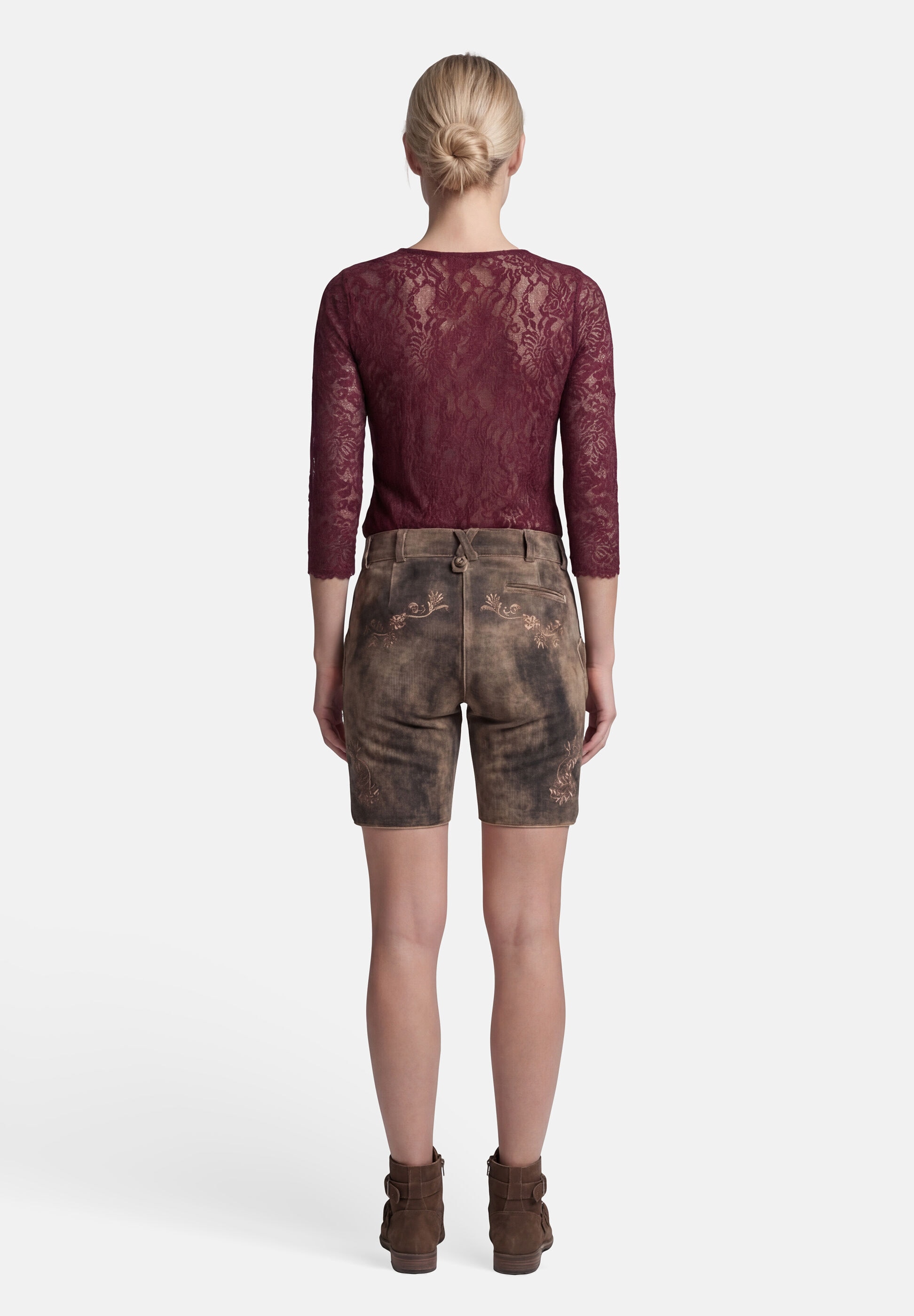Spieth & Wensky Shirtbluse »Alheim« Rundhals Ausschnitt