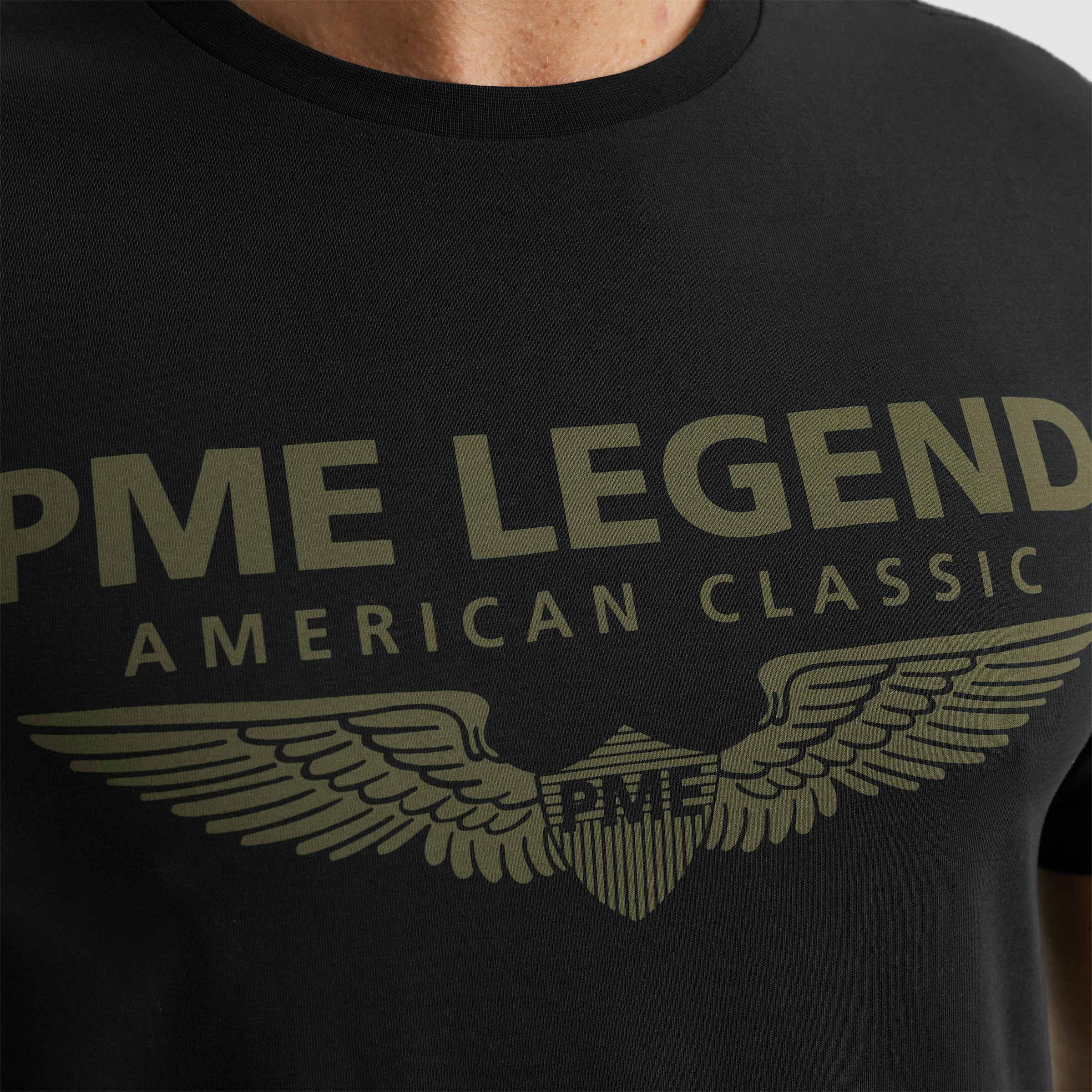 PME LEGEND Rundhalsshirt, mit Logoprint