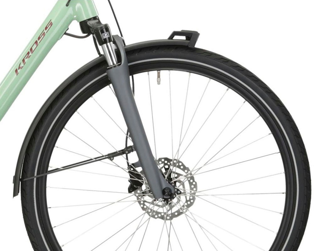 Kross E-Bike »E-Citybike Sentio Hybrid 4.0 28 Zoll grün«, 7 Gang, Shimano, NEXUS, Mittelmotor 250 W