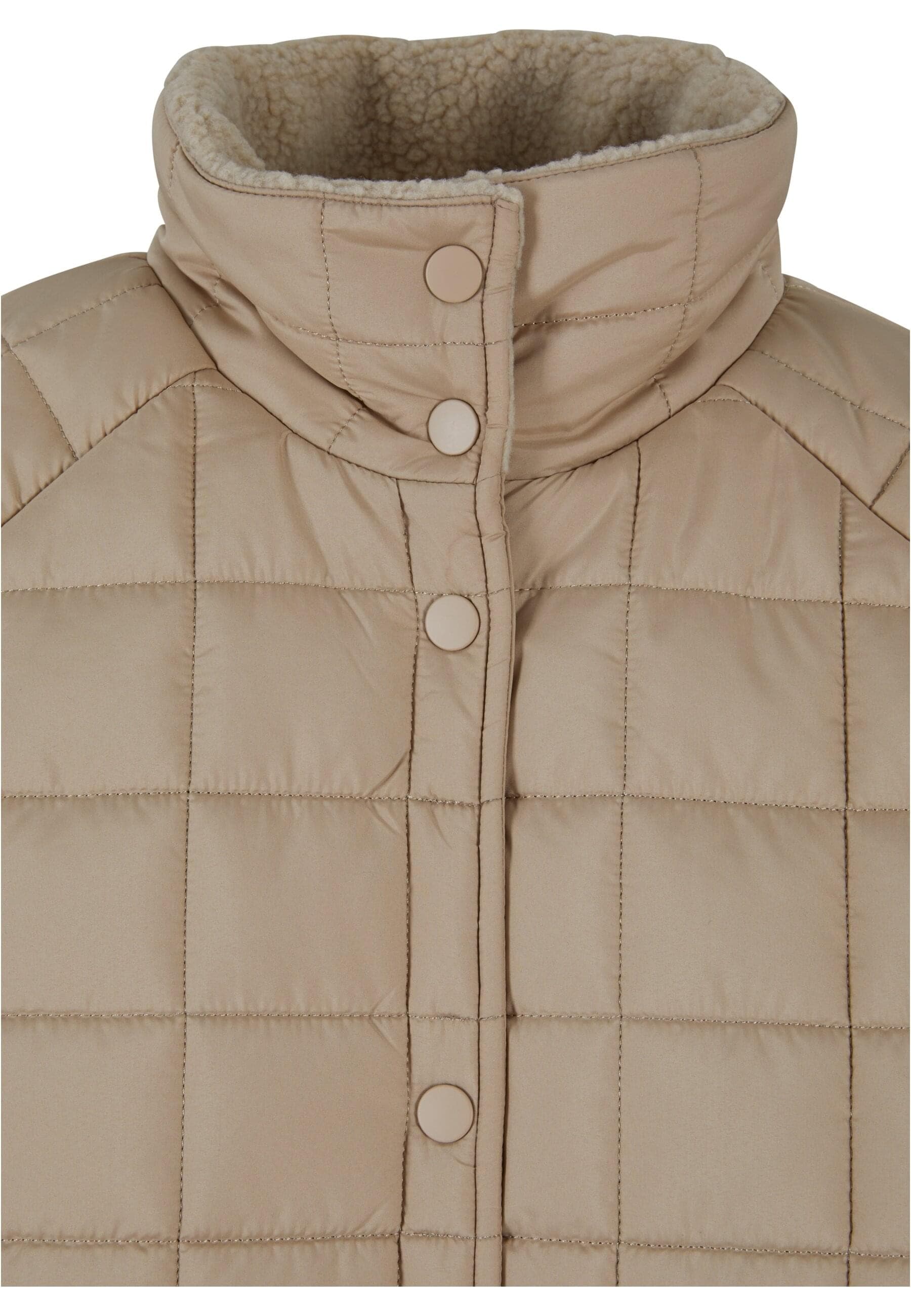 URBAN CLASSICS Winterjacke »Urban Classics Damen Ladies Quilted Coat«, (1 St.), ohne Kapuze