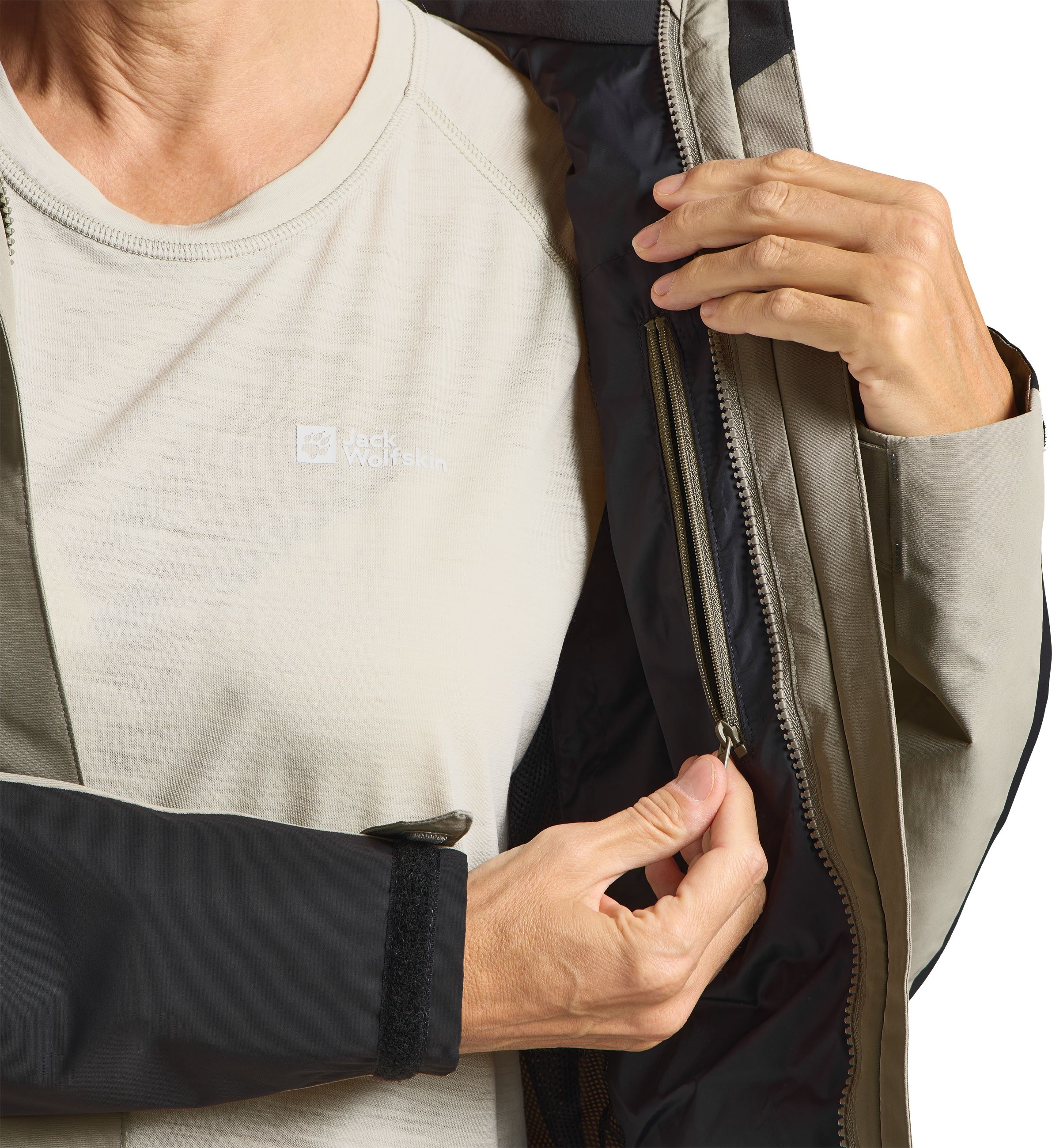 Jack Wolfskin Outdoorjacke »JASPER 2L JKT W«, mit Kapuze
