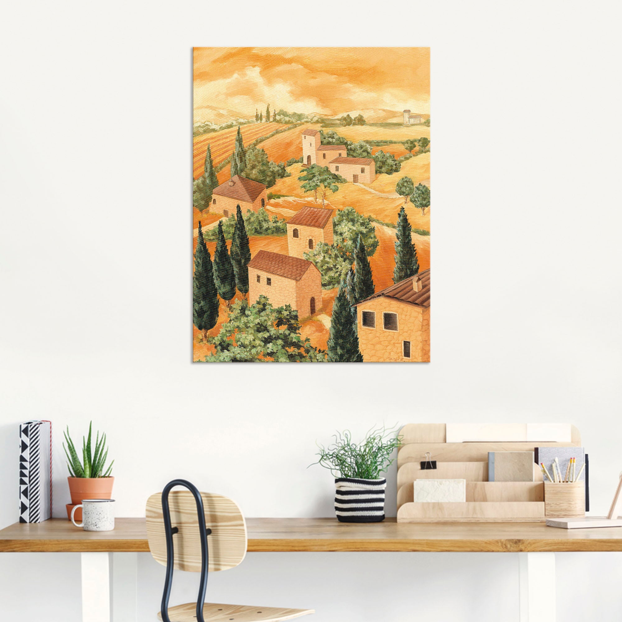 Artland Wandbild »Landschaft Italien«, Europa, (1 St.), als Alubild, Outdoorbild, Leinwandbild, Poster in verschied. Größen