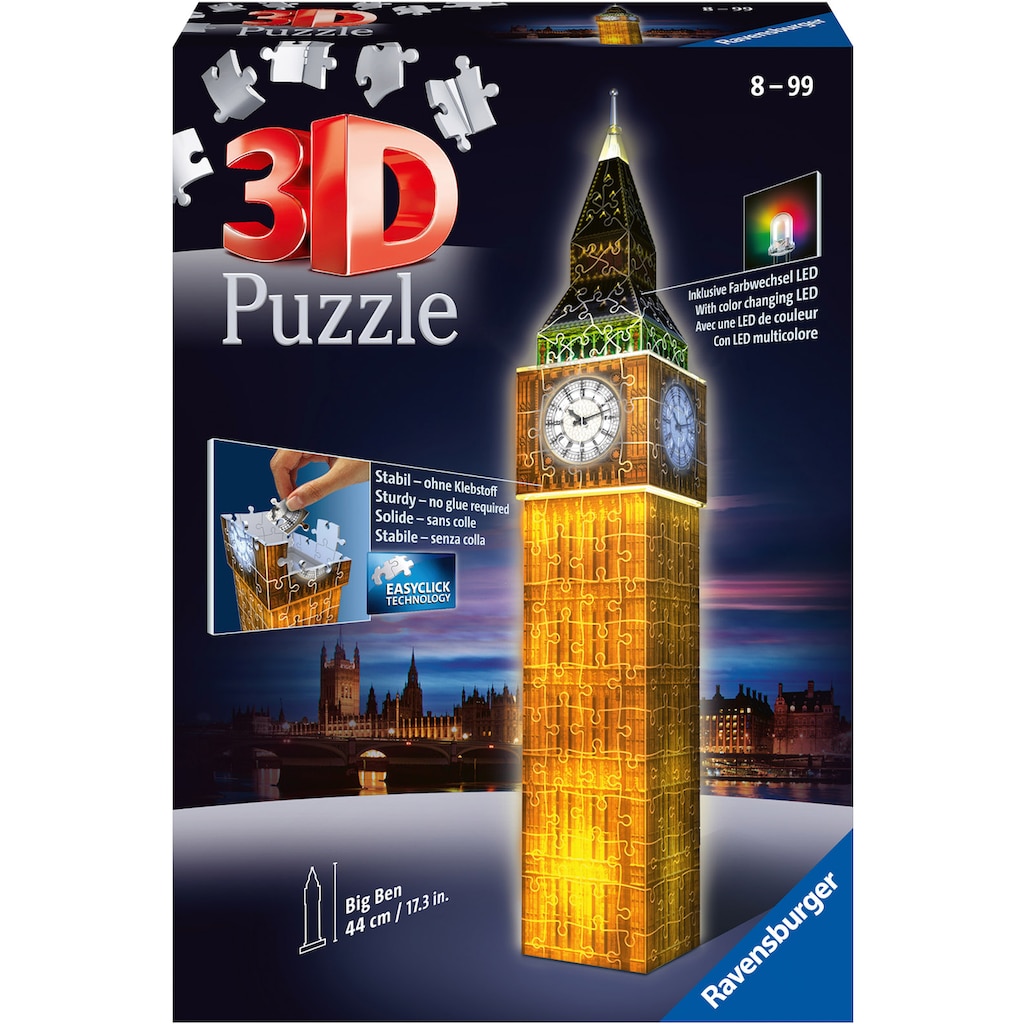 Ravensburger 3D-Puzzle »Big Ben bei Nacht«