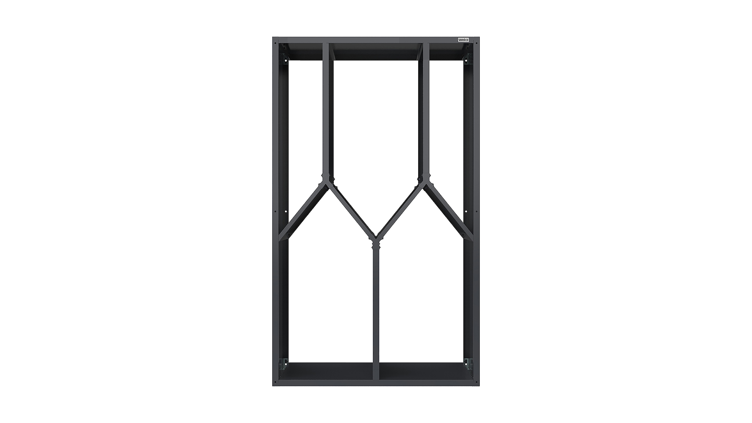 weka Kaminholzregal »Brennholzregal« Metall pulverbeschichtet