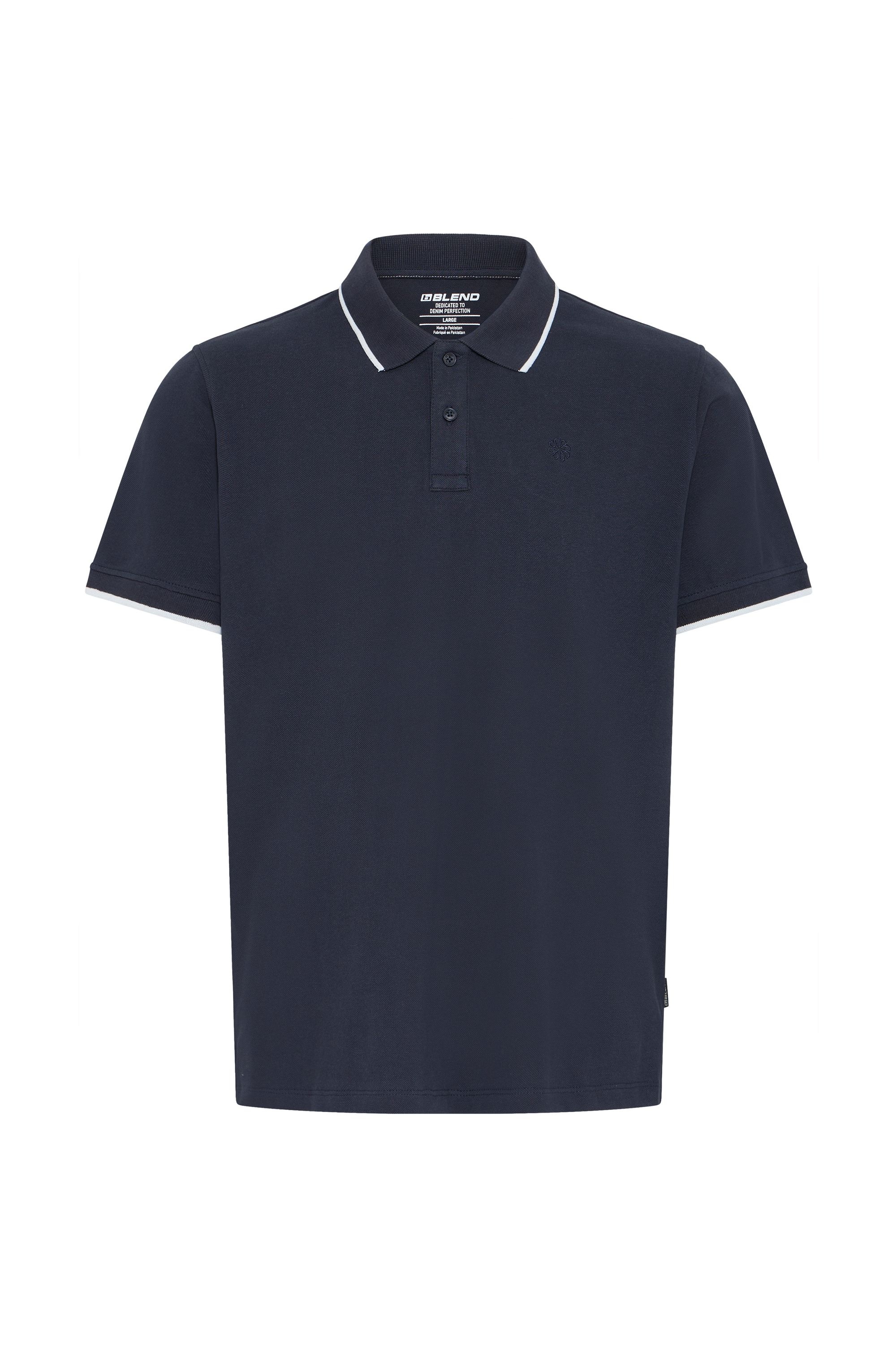 Blend Poloshirt "BHEdin" Klassisches Polo-Shirt mit kurzer Knopfleiste günstig online kaufen