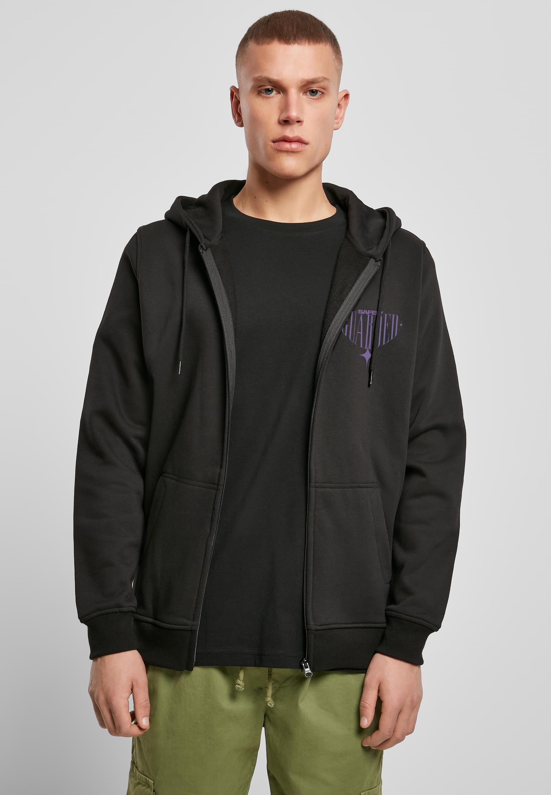 MisterTee Sweatjacke »MisterTee Herren Safely Guarded Heavy Zip Hoody«