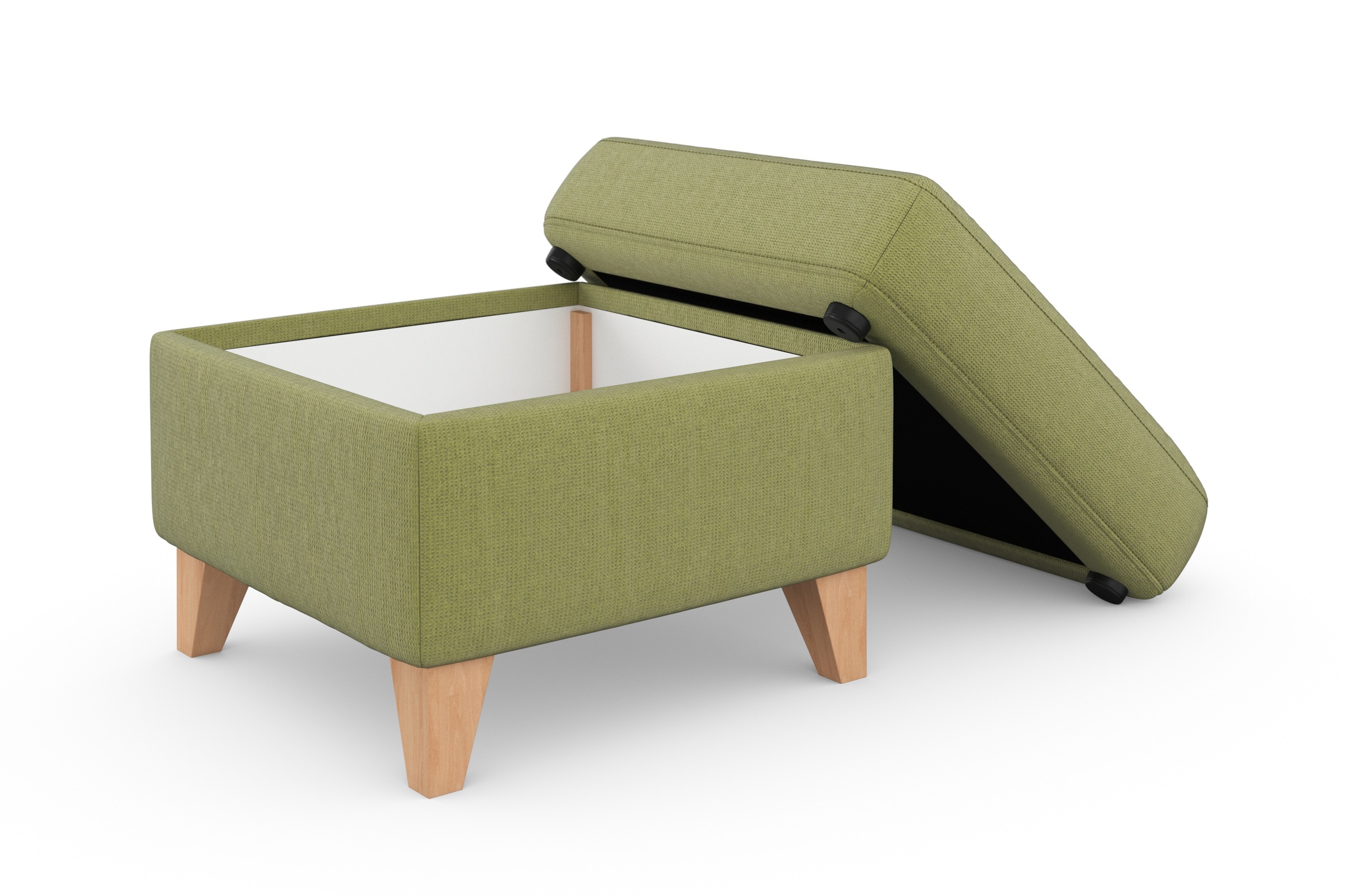 sit&more Stauraumhocker »Visby«, Stauraum, auch erhältlich mit Wasser zu reinigendem "Soft clean" Bezug