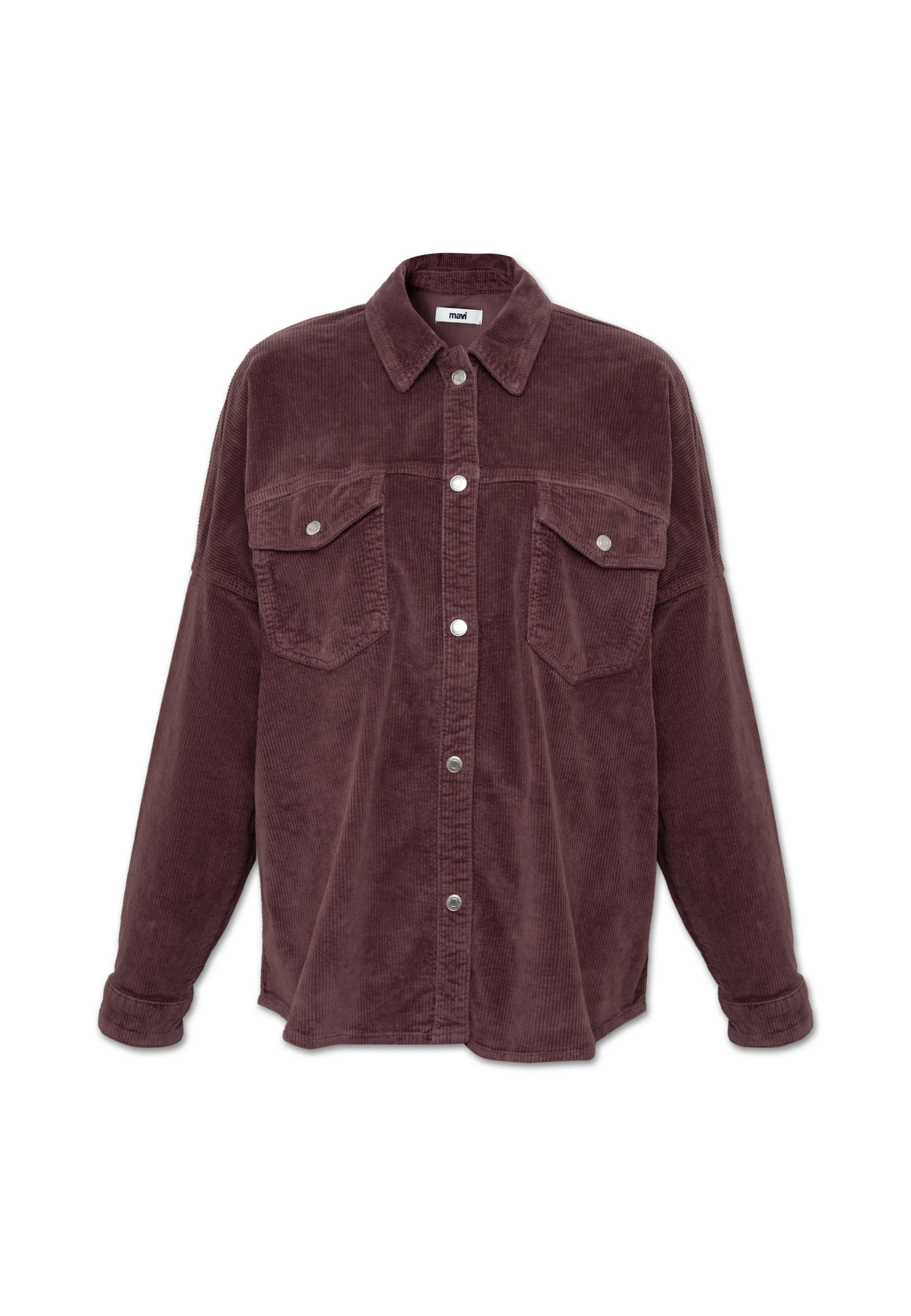 Mavi Langarmbluse »FIONA« Boyfriend Cord Overshirt