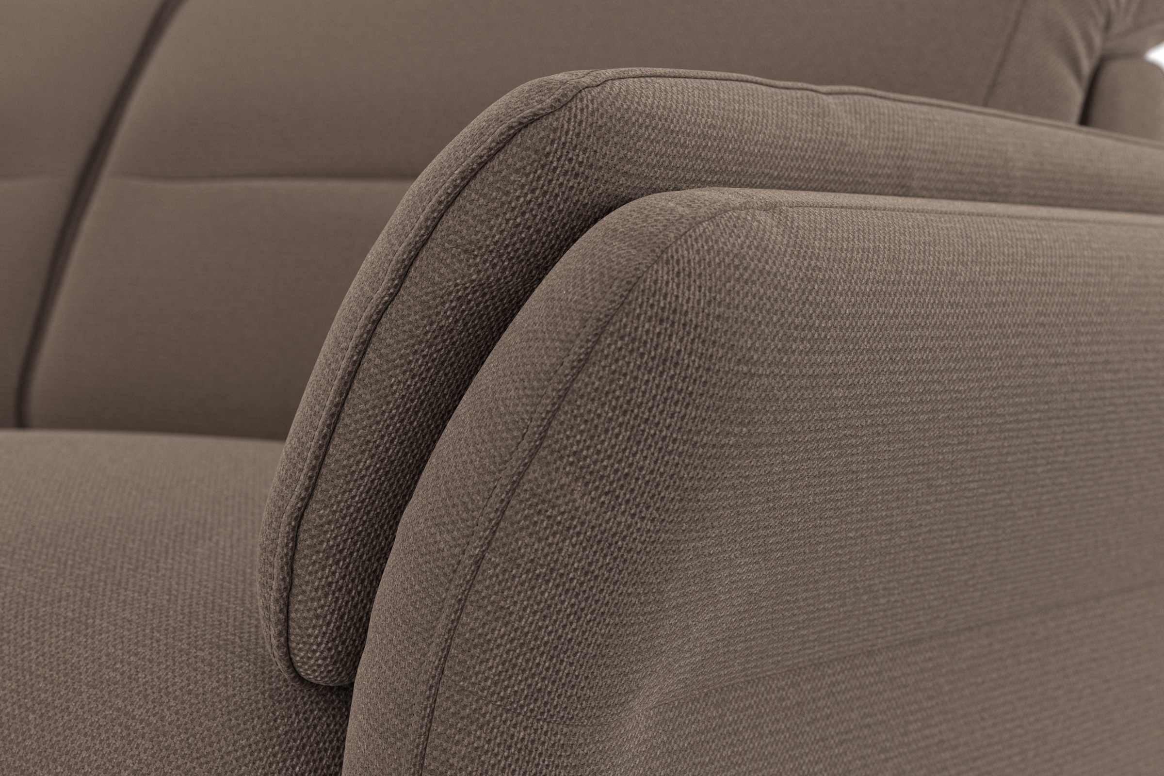 sit&more Ecksofa »Grenoble L-Form mit Federkern«, wahlweise mit Bettfunktion, Bettkasten, Arm- und Kopfteilverstellung