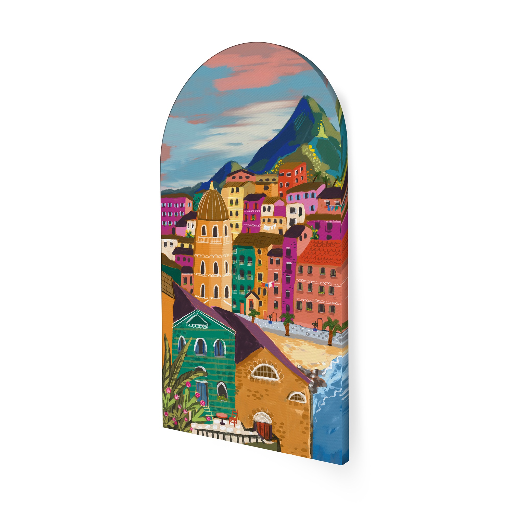 Art for the home Leinwandbild »Alle Farben«, Landschaft, (1 St.)