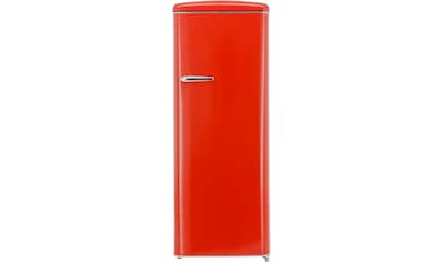 Kühlschrank »RKS325-V-H-160F«, RKS325-V-H-160F rot, 144 cm hoch, 55 cm breit