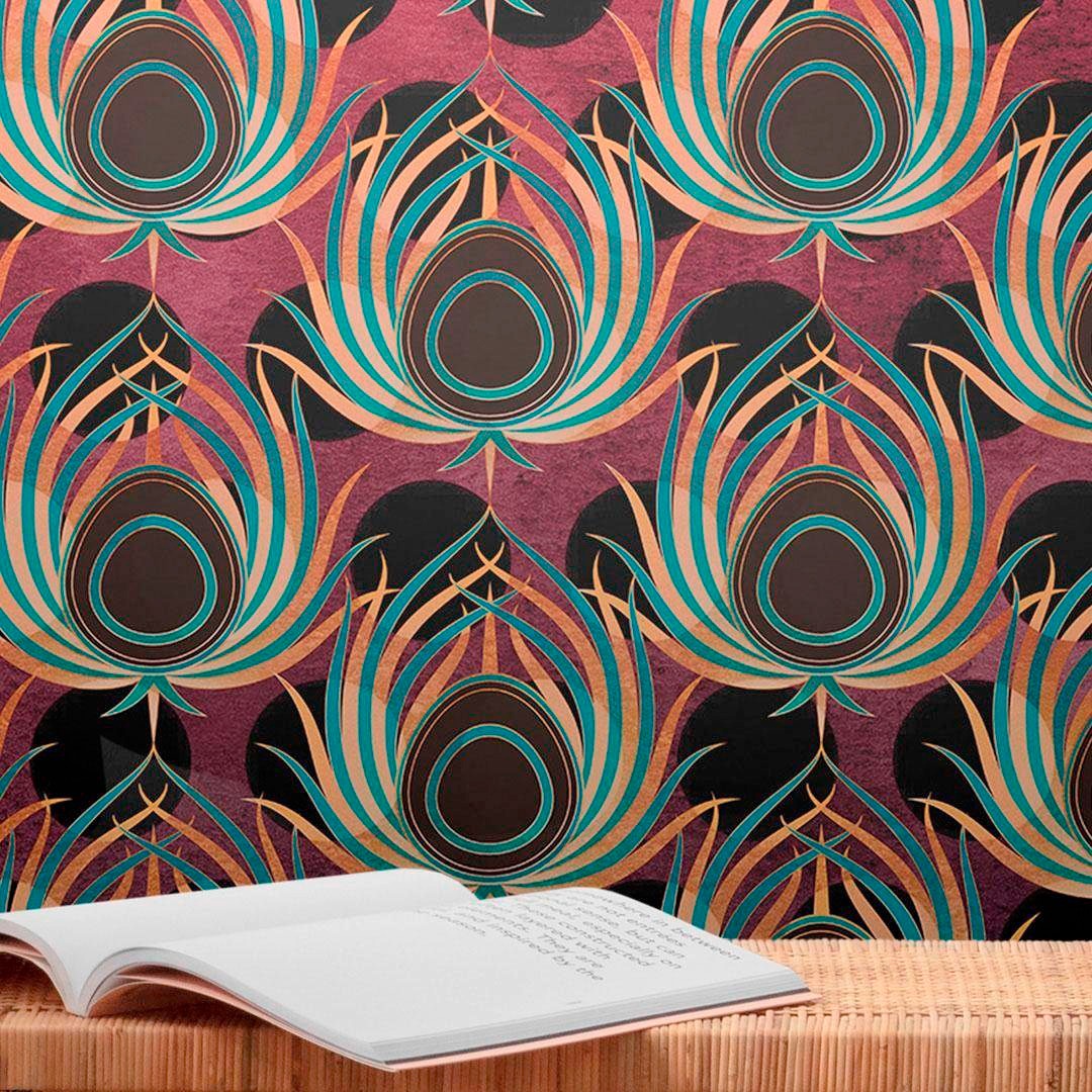 Komar Vliestapete »Paon« 200x280 cm (Breite x Höhe)