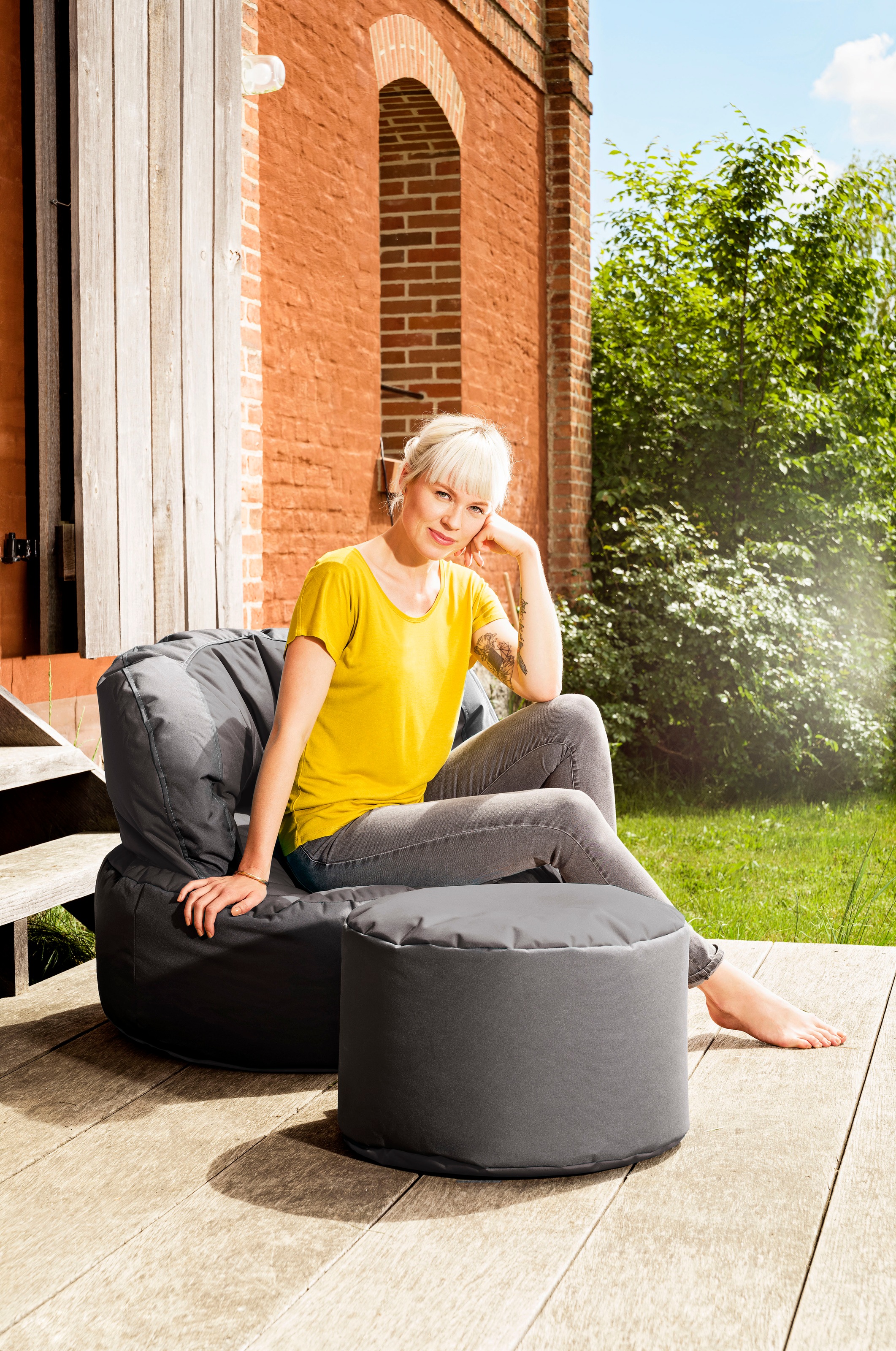 Magma Heimtex Sitzsack "Bebop Uni SCUBA" 1 Stk. tlg. günstig online kaufen