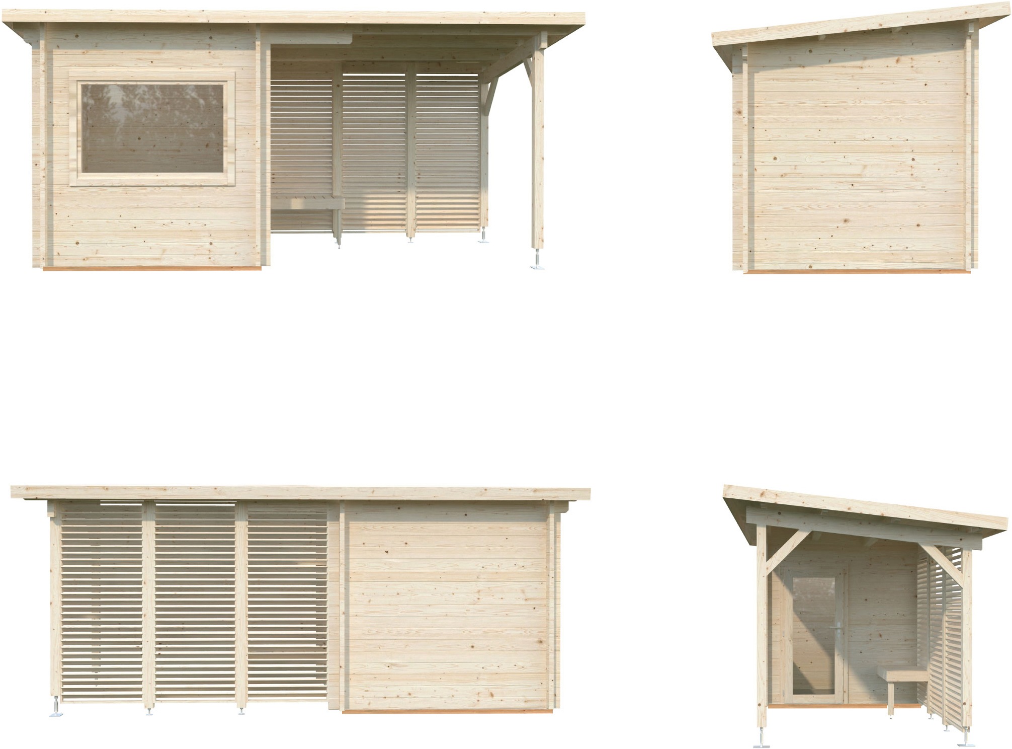 Palmako Sauna »Sanna 4,1+5,9 m²«