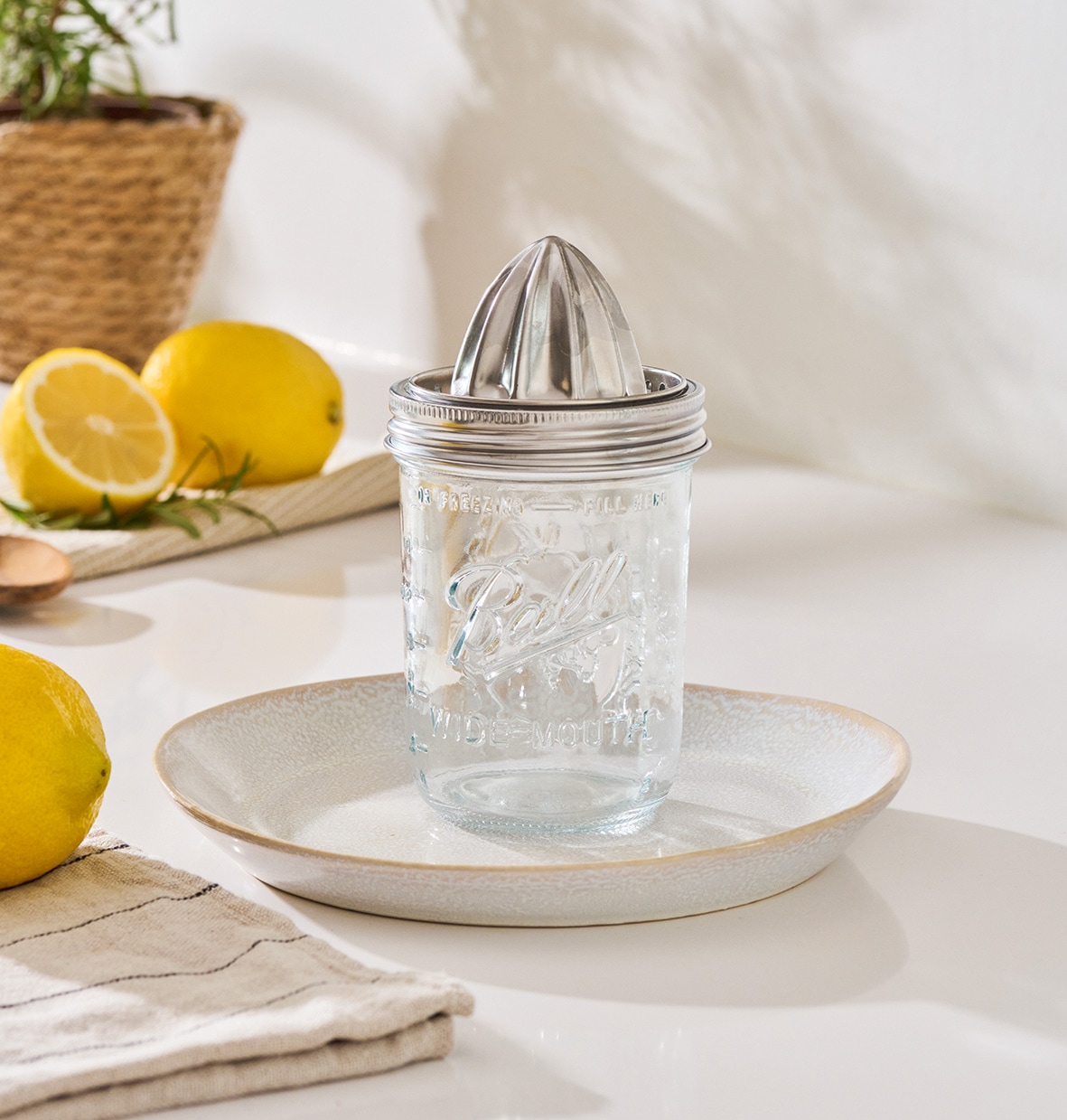 Zeller Present 2in1 Zitruspresse »Saftpresse« 2er Set, 450 ml, Glas/Edelstahl, ca. Ø9x16 cm