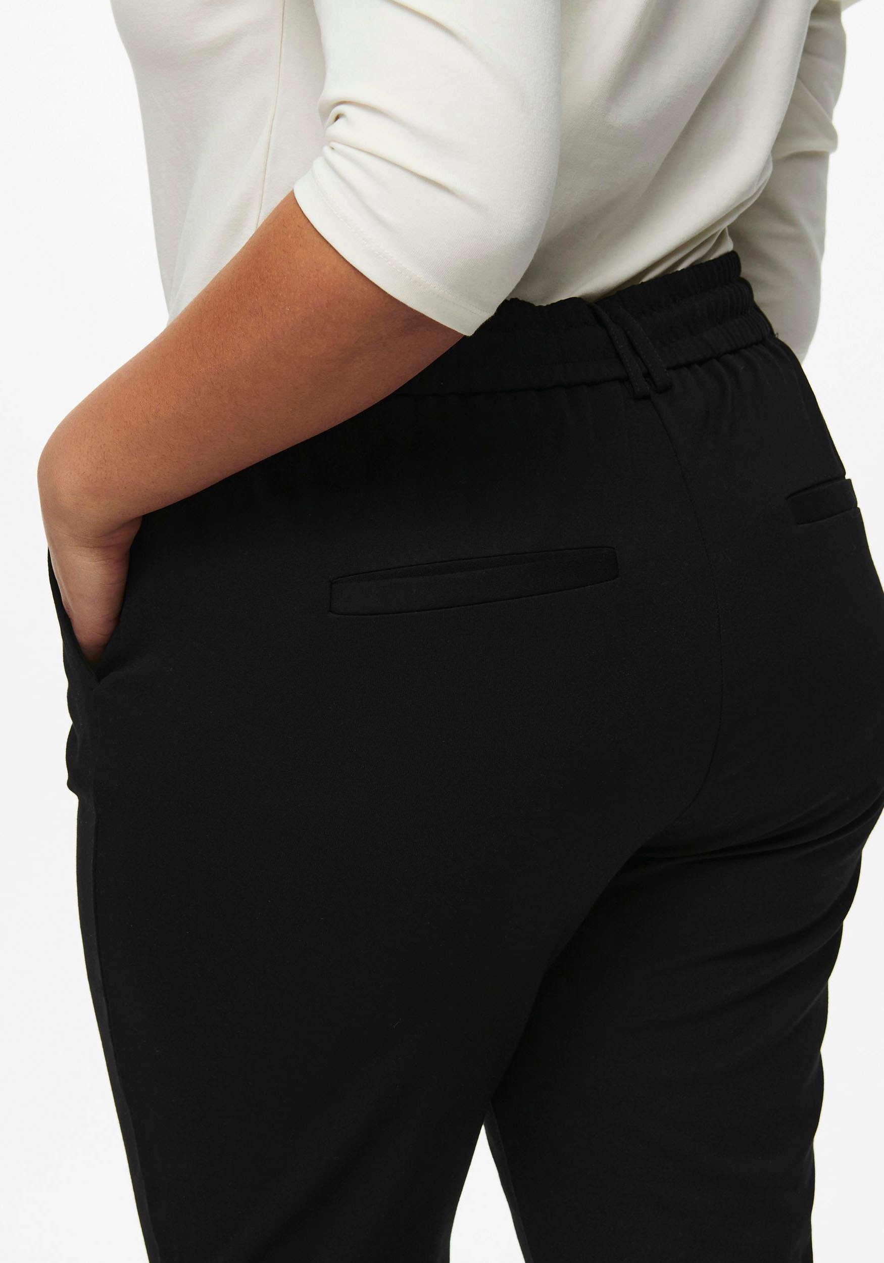 ONLY CARMAKOMA Stretch-Hose »CARGOLDTRASH LIFE CLASSIC PANT«, mit Schlupfbund und Tunnelzug