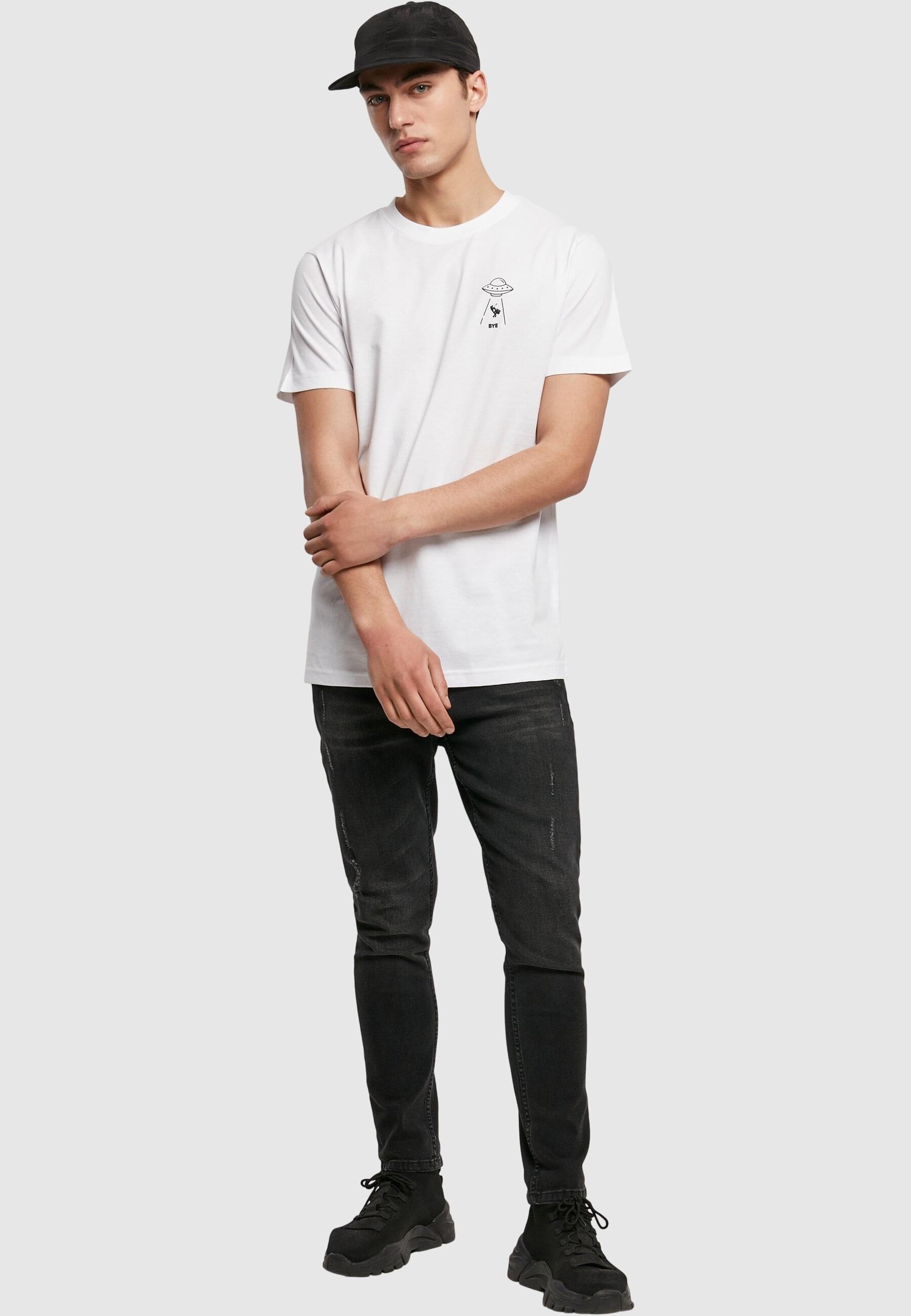 MisterTee Kurzarmshirt »MisterTee Herren Ufo Drop Tee«, (1 tlg.)