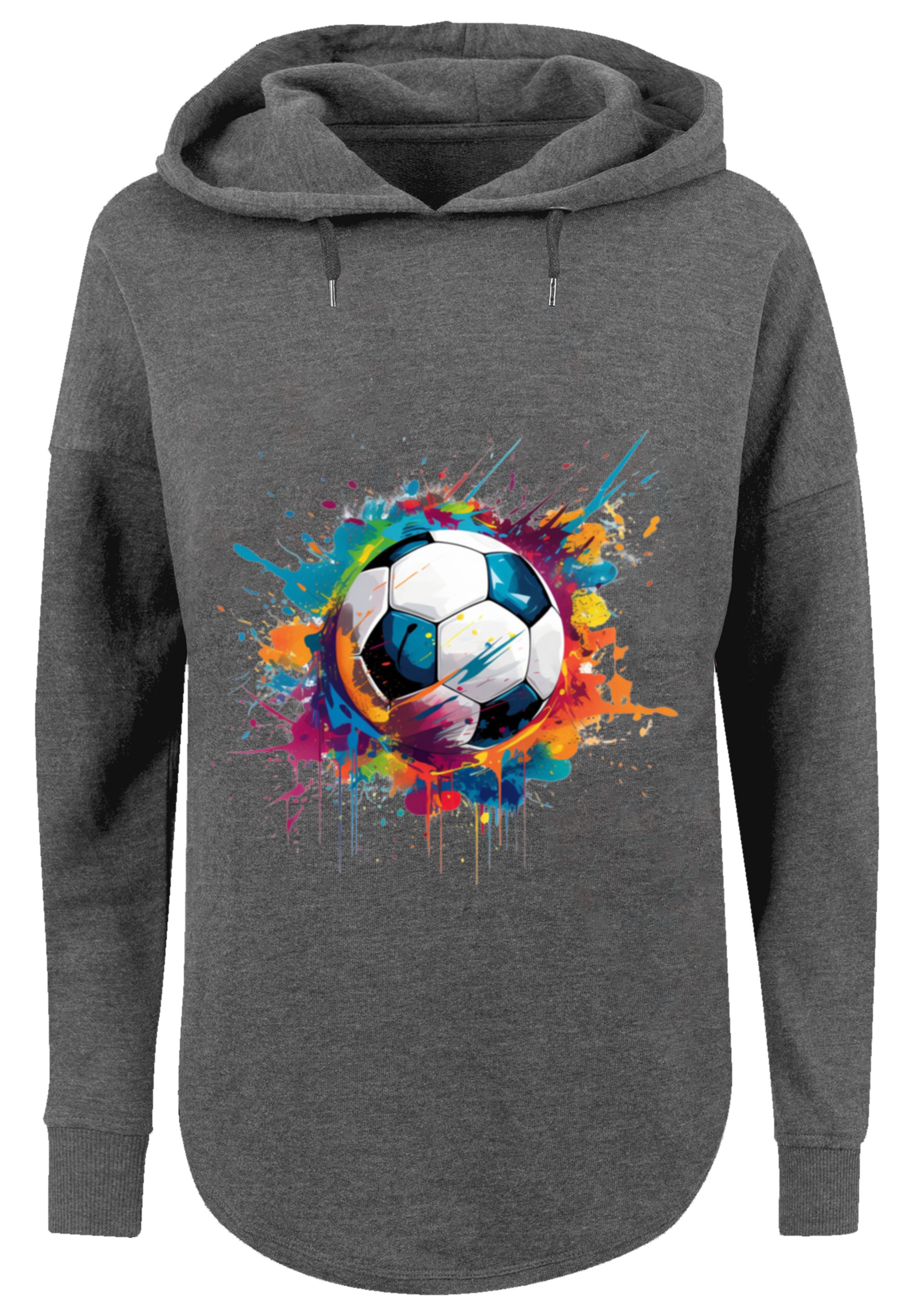F4NT4STIC Kapuzenpullover »Bunte Fußball Grafik«, Premium Qualität