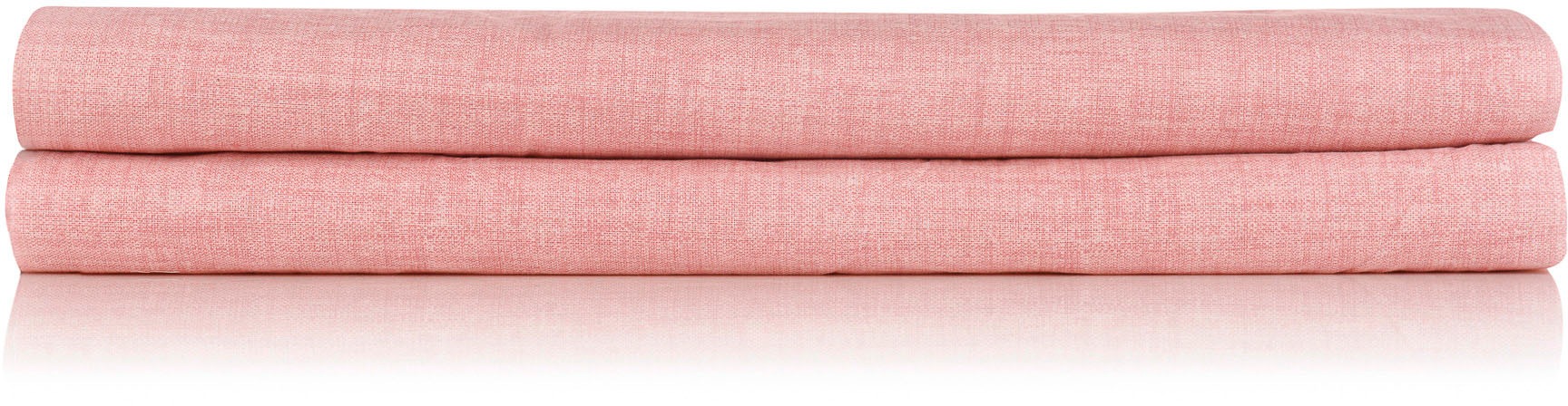 ZO HOME Bettlaken »Lino«, Laken aus 100% Baumwolle, Linen-look Print, Betttuch ab 90x200