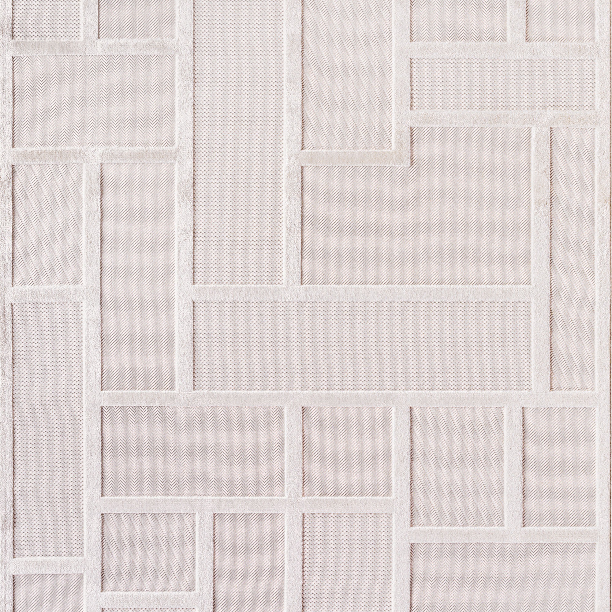 Ayyildiz Teppiche Teppich »DOHA 1657«, rechteckig, 4 mm Höhe, Läufer, 3D Hoch-Tief-Effekt, weicher Kurzflor, In- und Outdoor