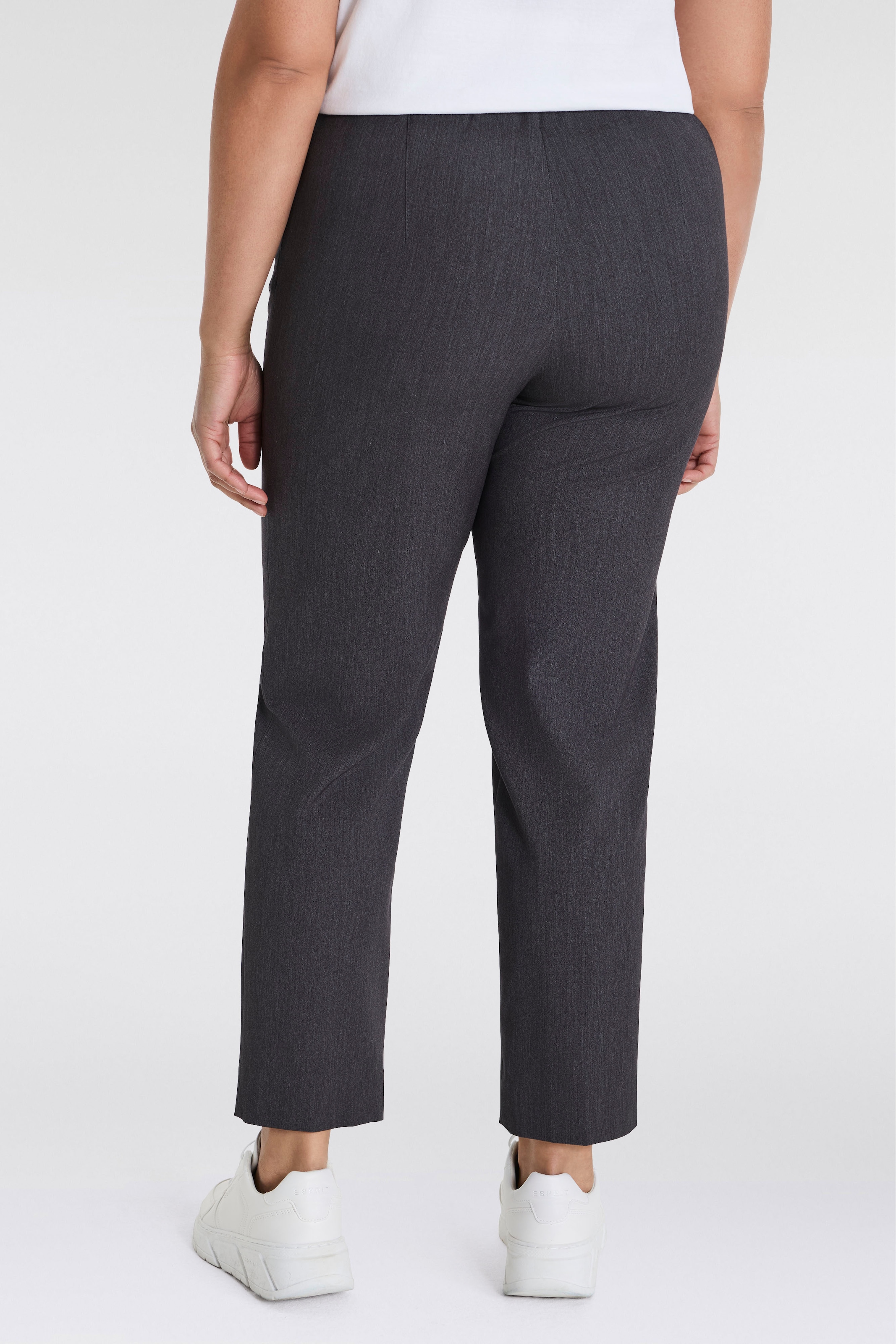 KjBRAND Schlupfhose »Schlupfhose Susie in Bi-Stretch, Kammgarnoptik«, ideal für kräftige Oberschenkel
