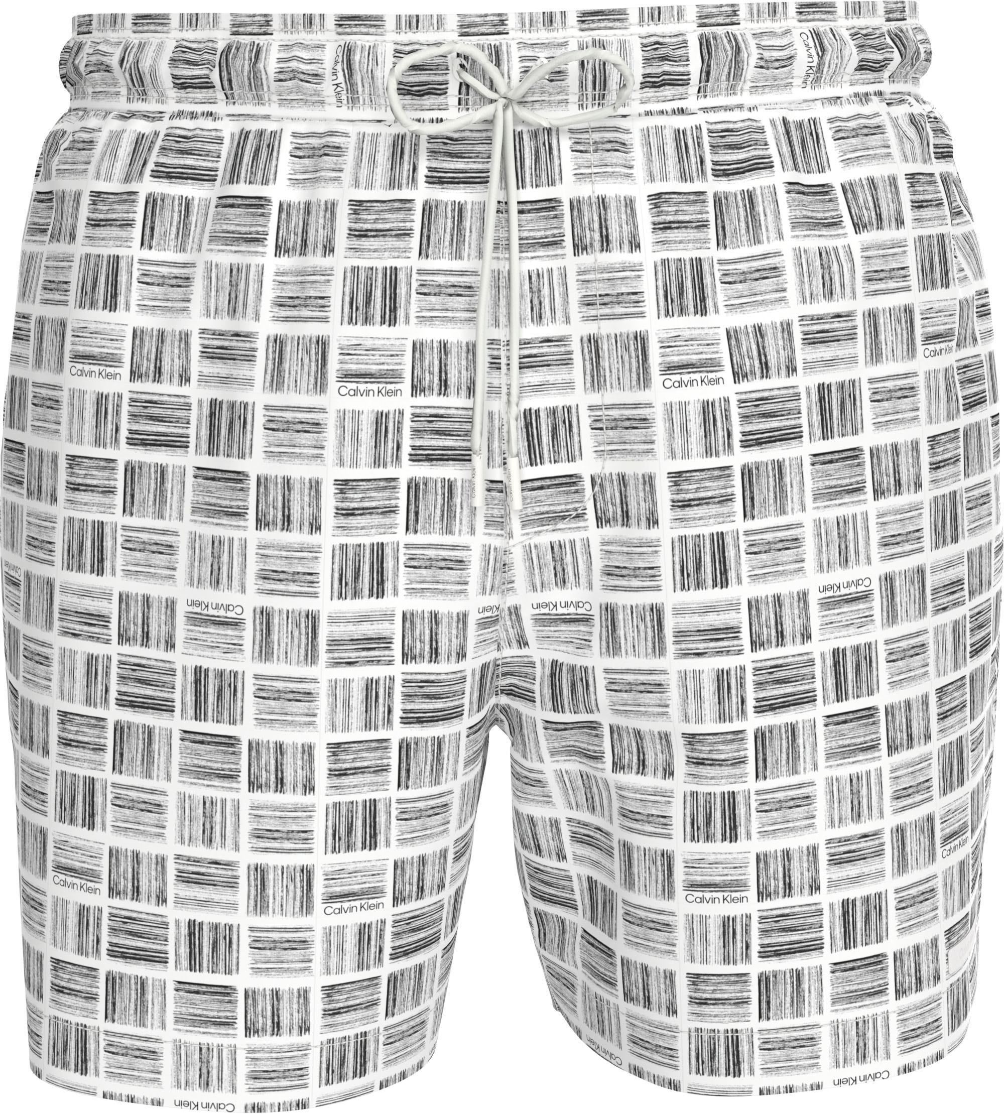 Calvin Klein Swimwear Badeshorts »MEDIUM DRAWSTRING-PRINT«, mit Alloverprint