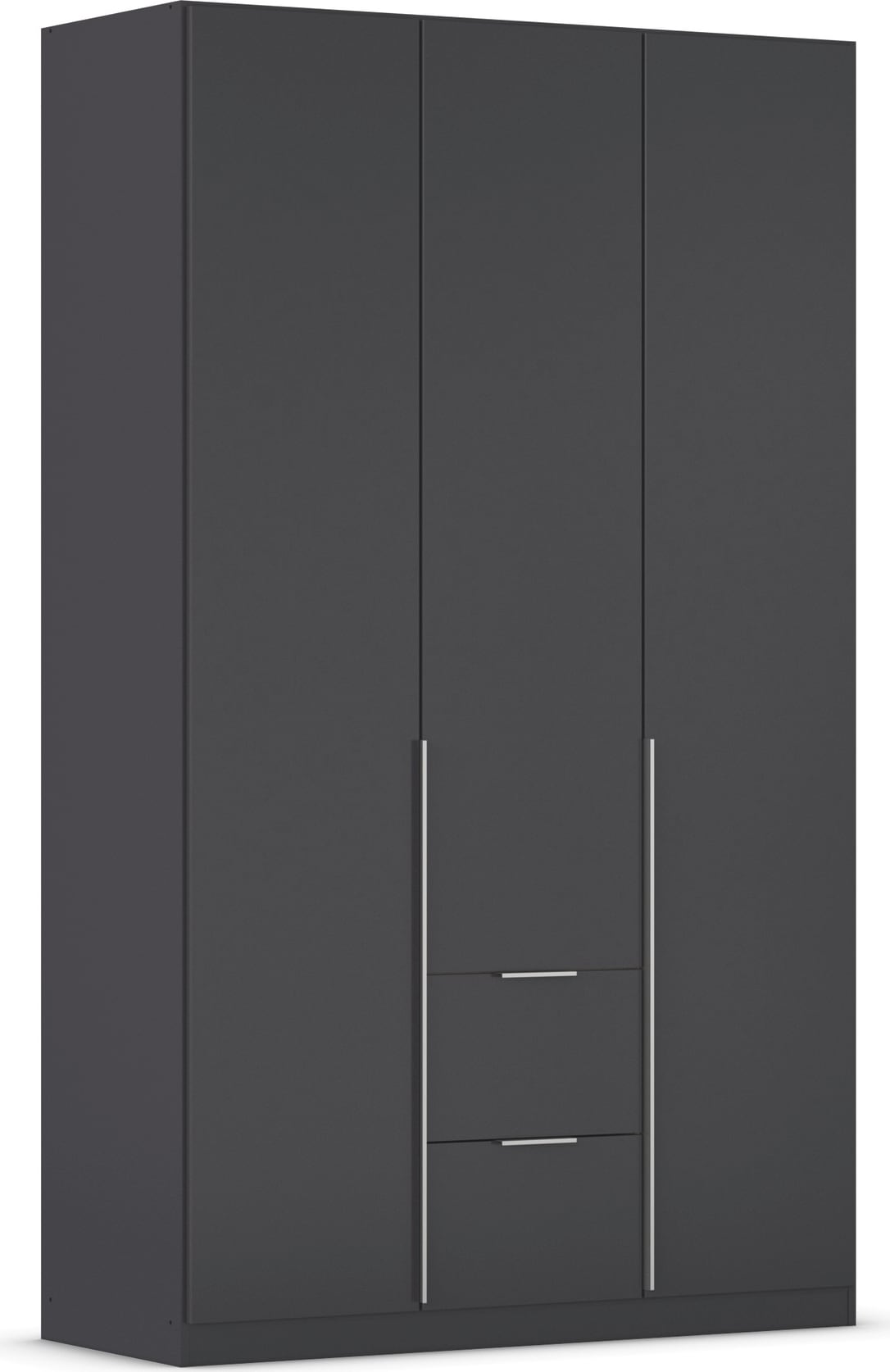 OTTO home Drehtürenschrank "Kleiderschrank Schrank Garderobe AGORDO mit Dekor- oder Hochglanzfront" in zwei Griff-Farben, Breite 136 cm, mit Außenschubkästen, Serie in 7 Breiten und 2 Höhen MADE IN GERMANY