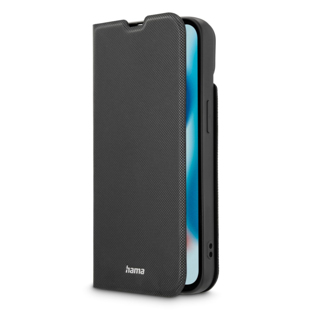 Hama Smartphone-Hülle »Handytasche "Daily Protect" für Apple iPhone 13, Schwarz«, iPhone 13, Standfunktion, Magnetverschluss
