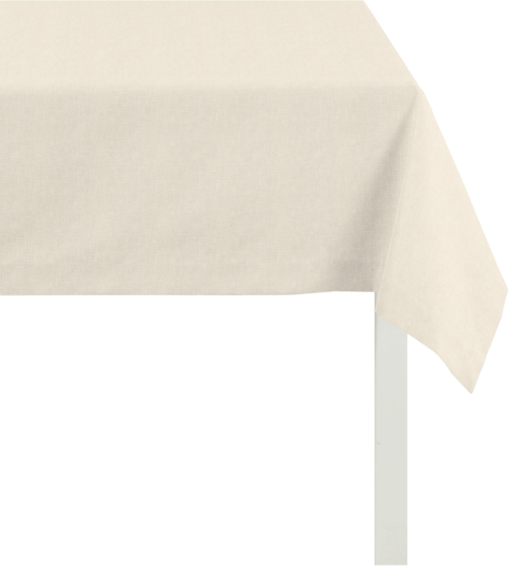 APELT Tischdecke "ALASKA, LOFT STYLE, Rips Uni" günstig online kaufen