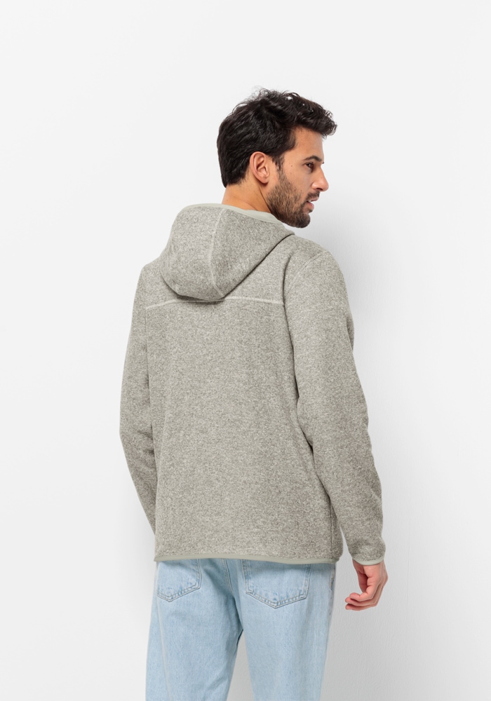 Jack Wolfskin Fleecejacke »TANNENSPUR HOODED JKT M«, mit Kapuze
