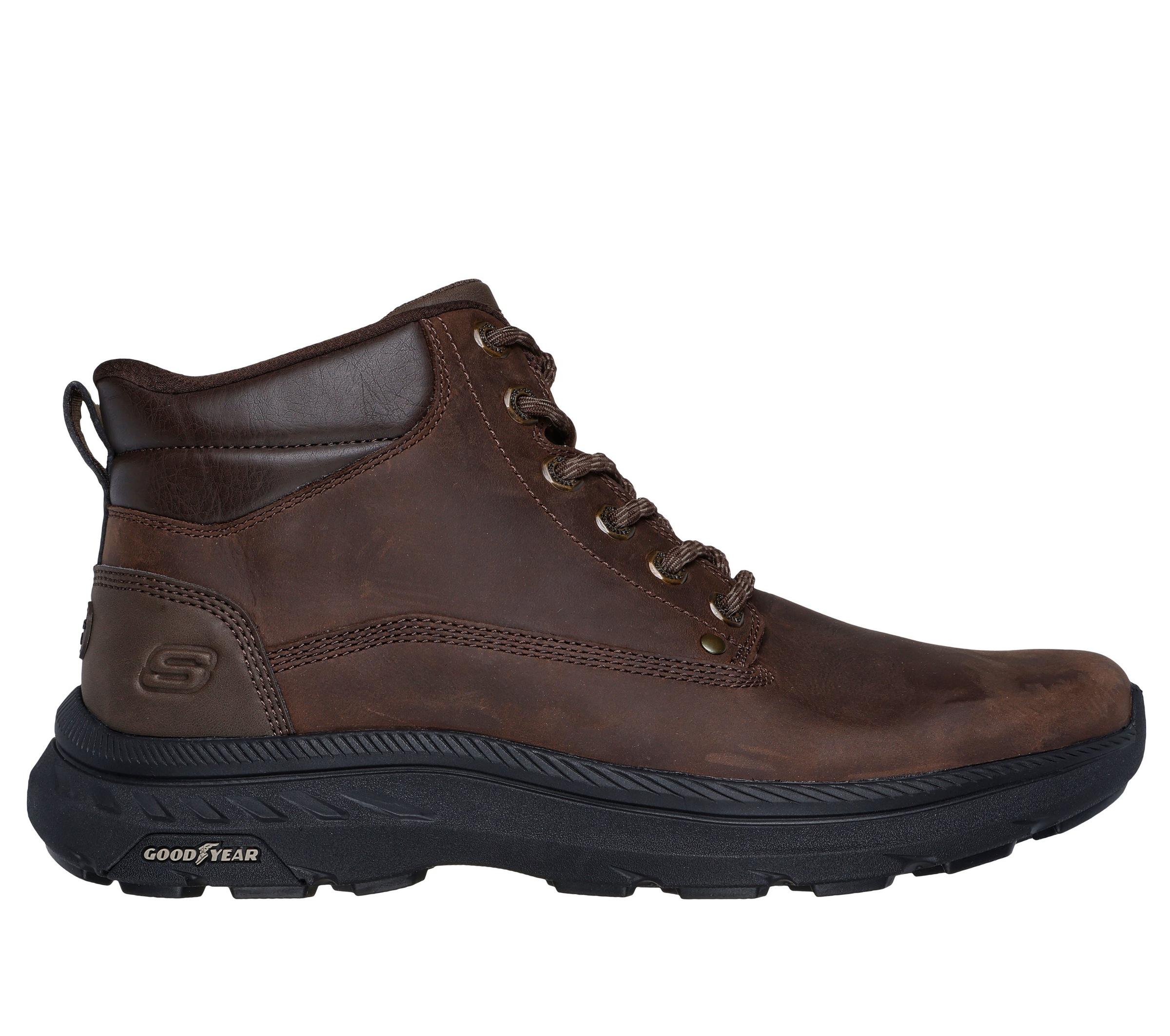 Skechers Schnürboots "POLLARD-WAYLON" Winterboots, Schnürschuh mit Goodyear Laufsohle