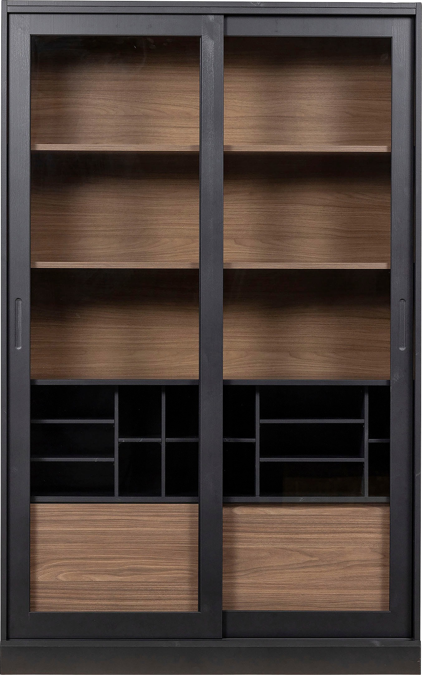 WOOOD "James" mit Glas, viel Stauraum, H 200 cm x B 125 cm