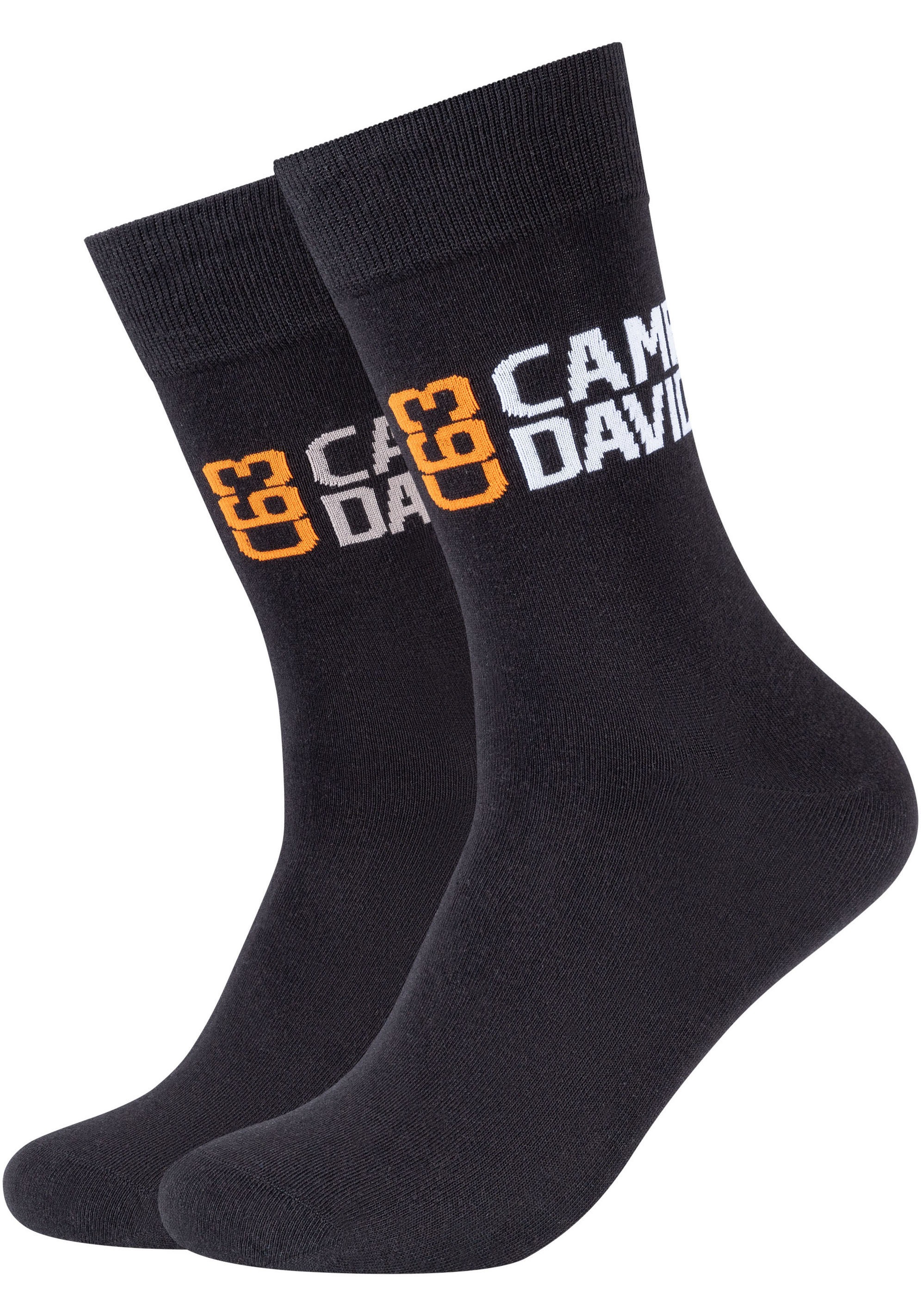 CAMP DAVID Socken "casual" 4 Paar tlg. mit Markenlogo günstig online kaufen