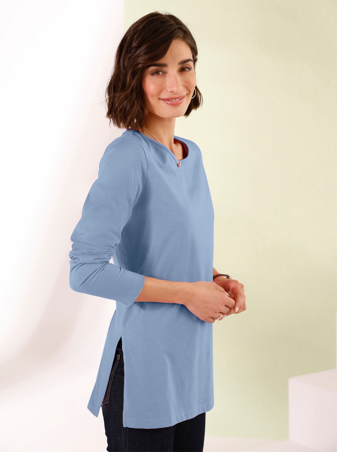 Classic Basics Langarmshirt "Longshirt" 1 Stk. günstig online kaufen