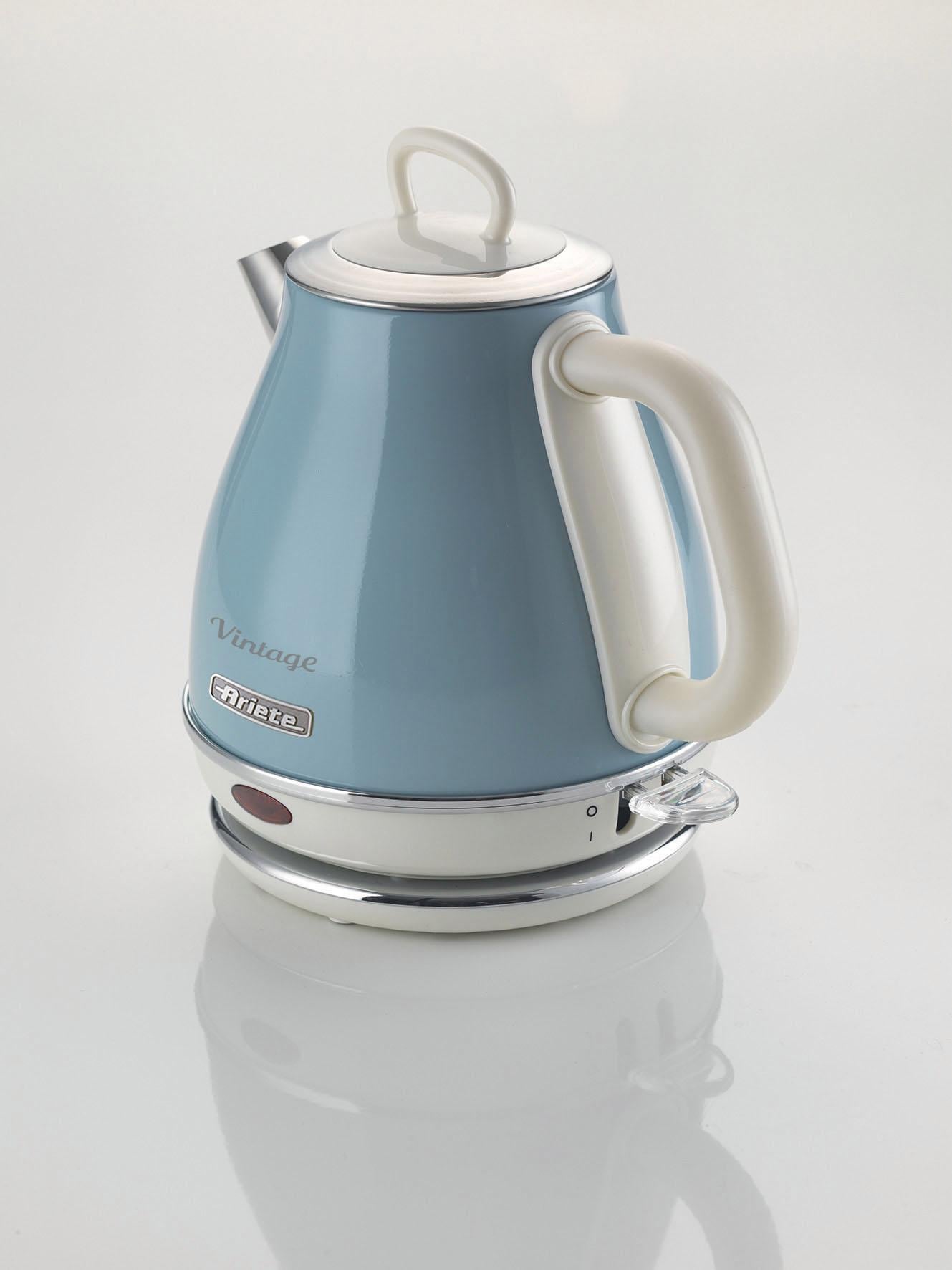 Ariete Wasserkocher »2868BL Vintage blau«, 1 l, 1630 W