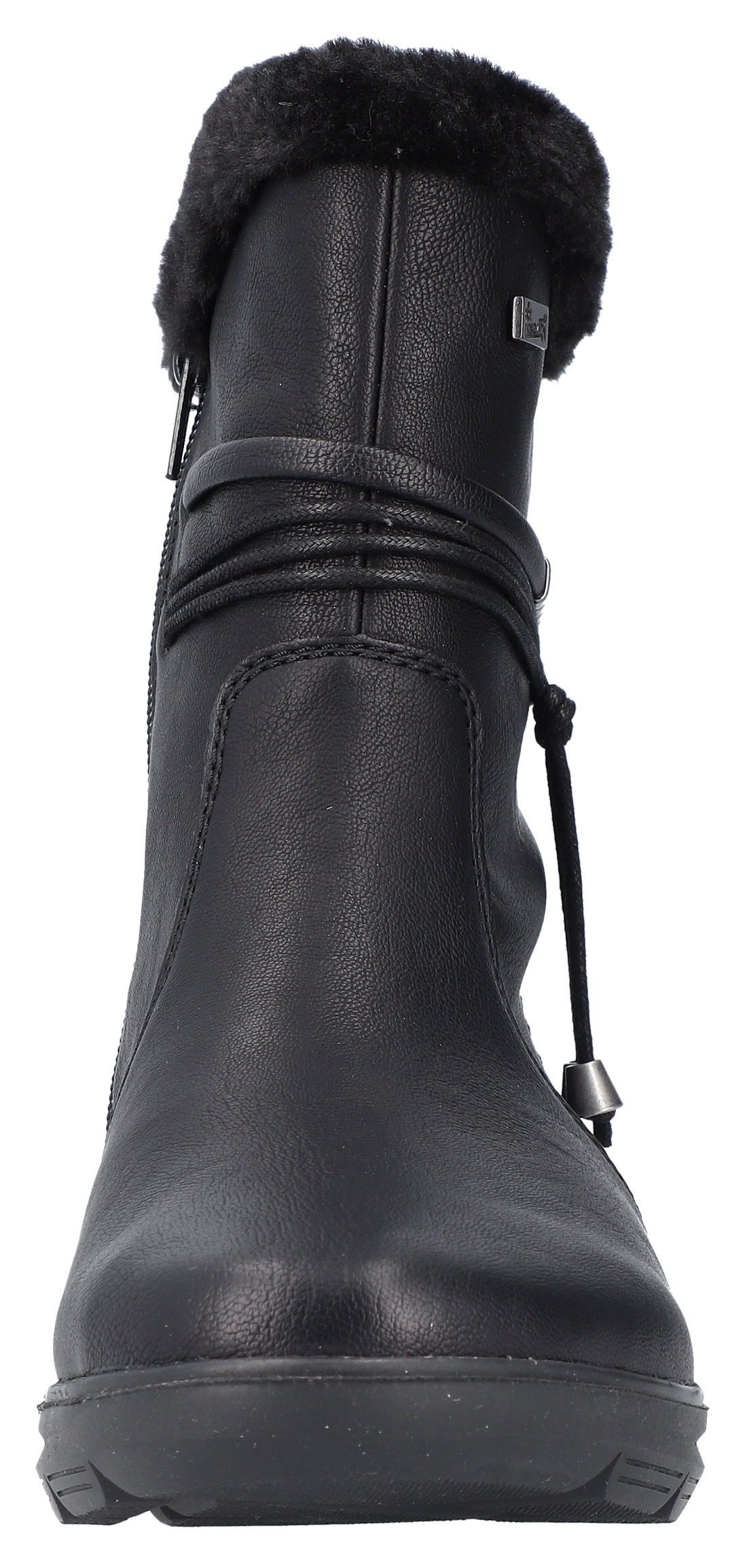 Winterboots RIEKER, Damen, Gr. 40, schwarz, Lederimitat, Textil, Schuhe Winterboots, mit wasserabweisender riekerTEX-Membran 6