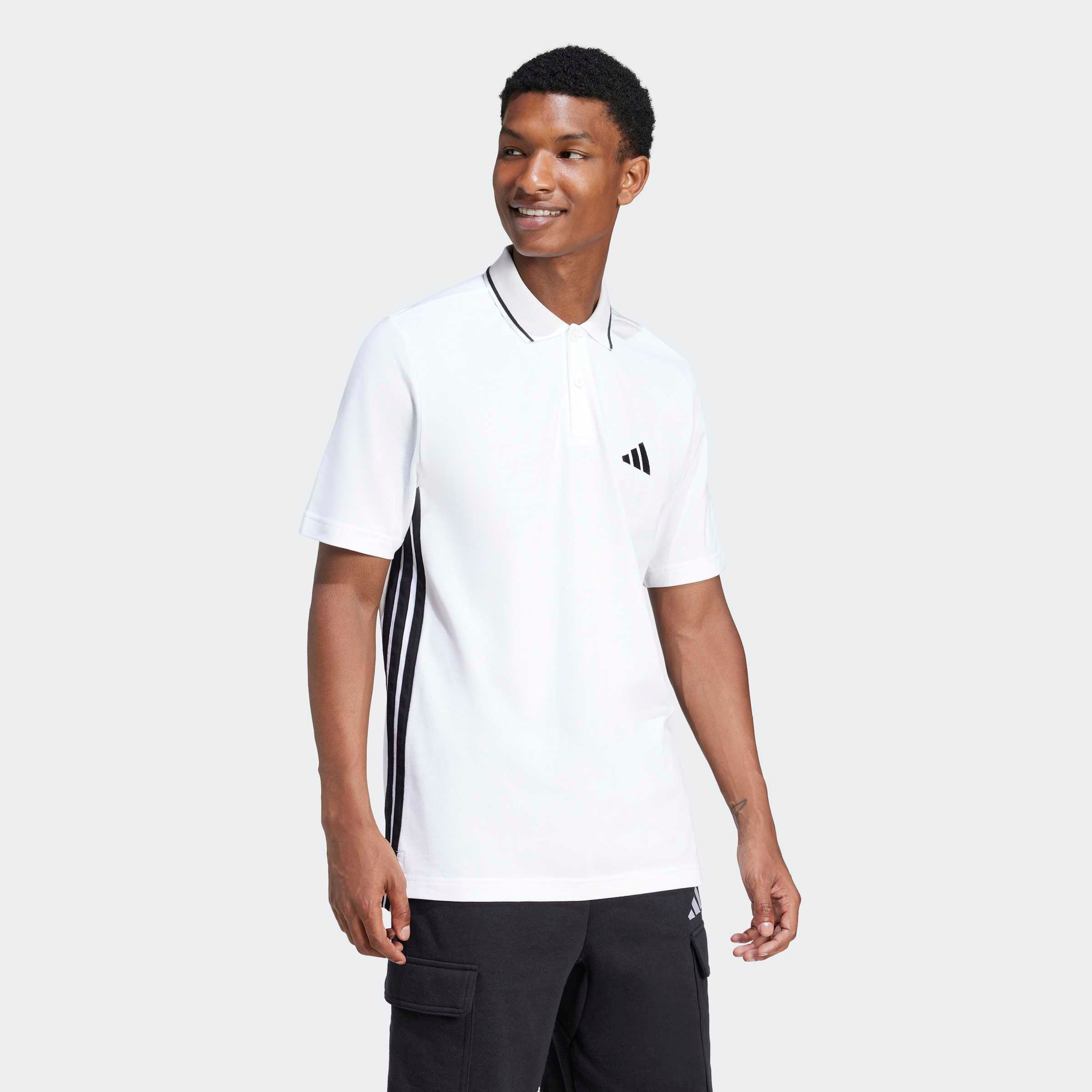adidas Sportswear Poloshirt "ESSENTIALS 3-STREIFEN PIQUÉ" günstig online kaufen