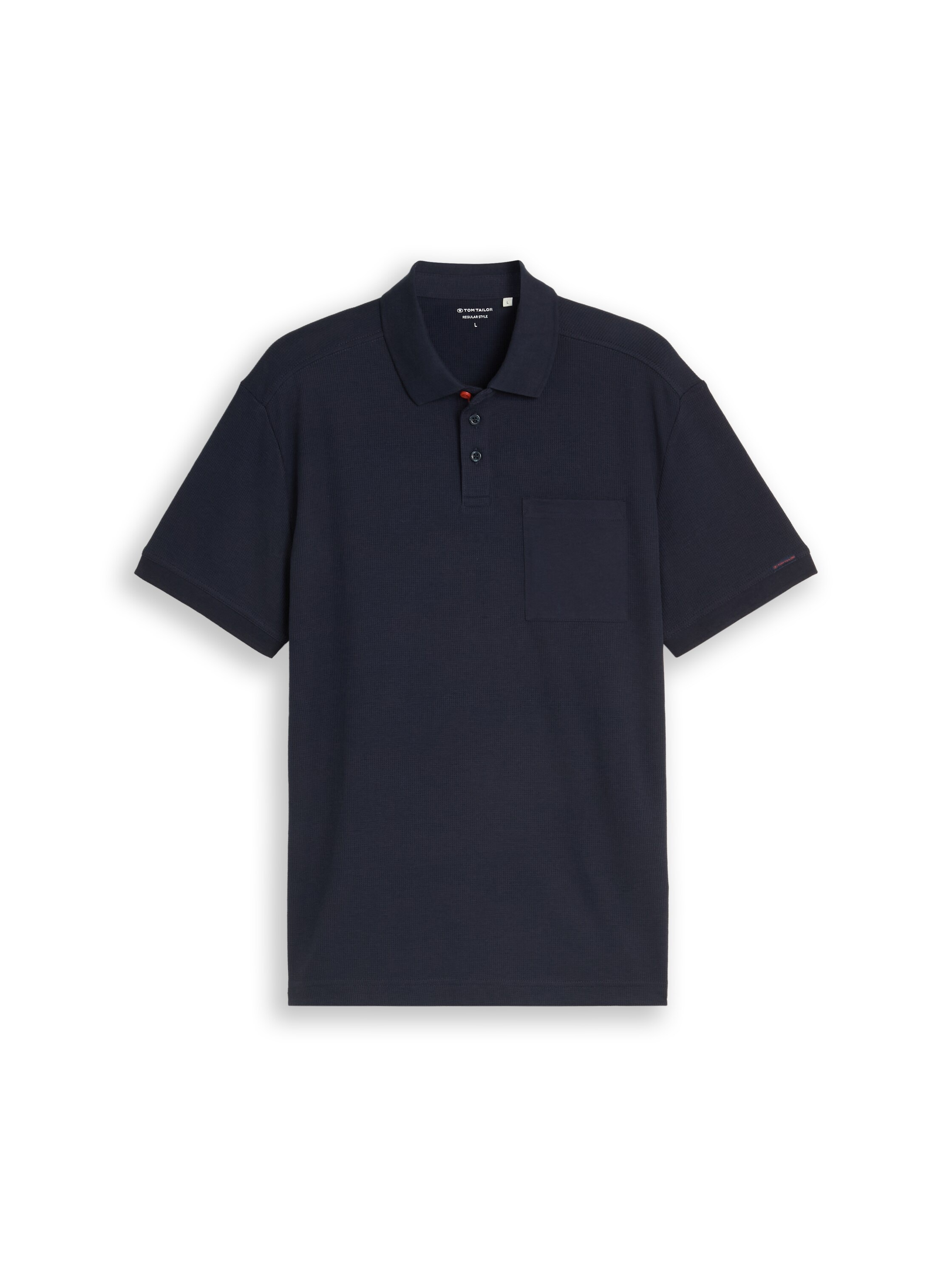 TOM TAILOR Poloshirt Sommer-Poloshirt mit Knopfleiste