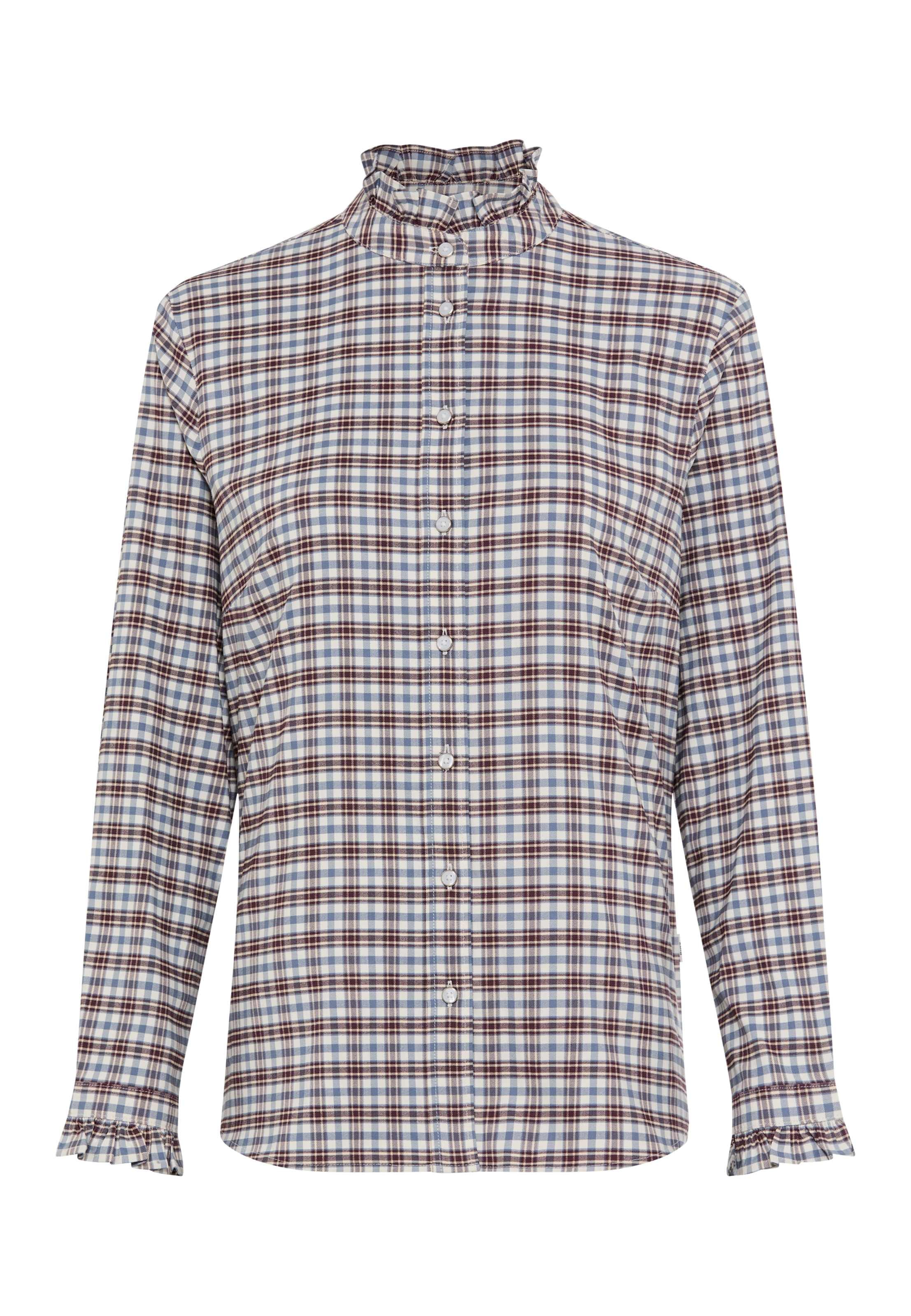 Brax Klassische Bluse »Style VICTORIA« Flanell: Bluse im Baumwollmix