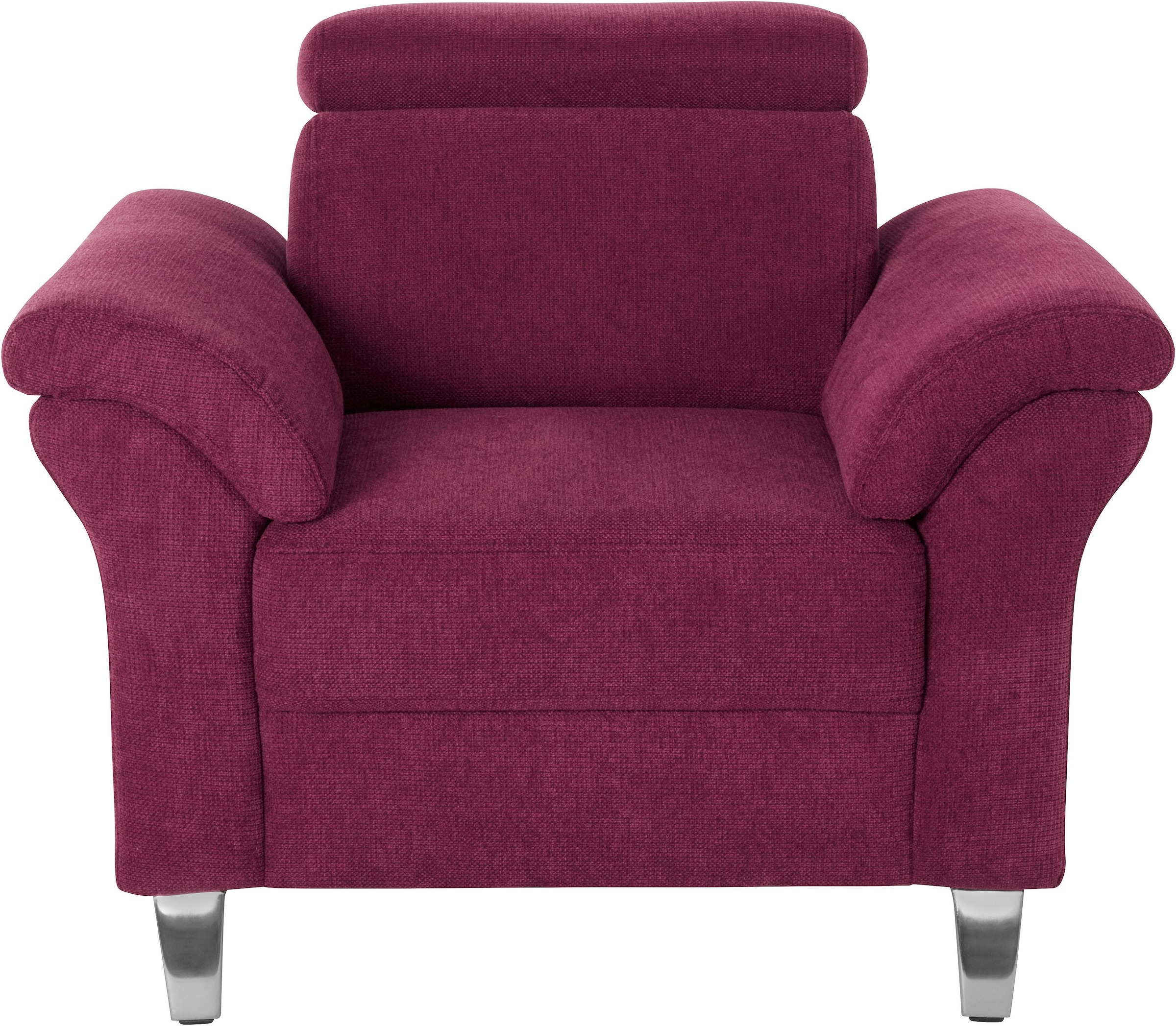 sit&more Sessel "Arngast" inklusive Federkern und Kopfteilverstellung günstig online kaufen