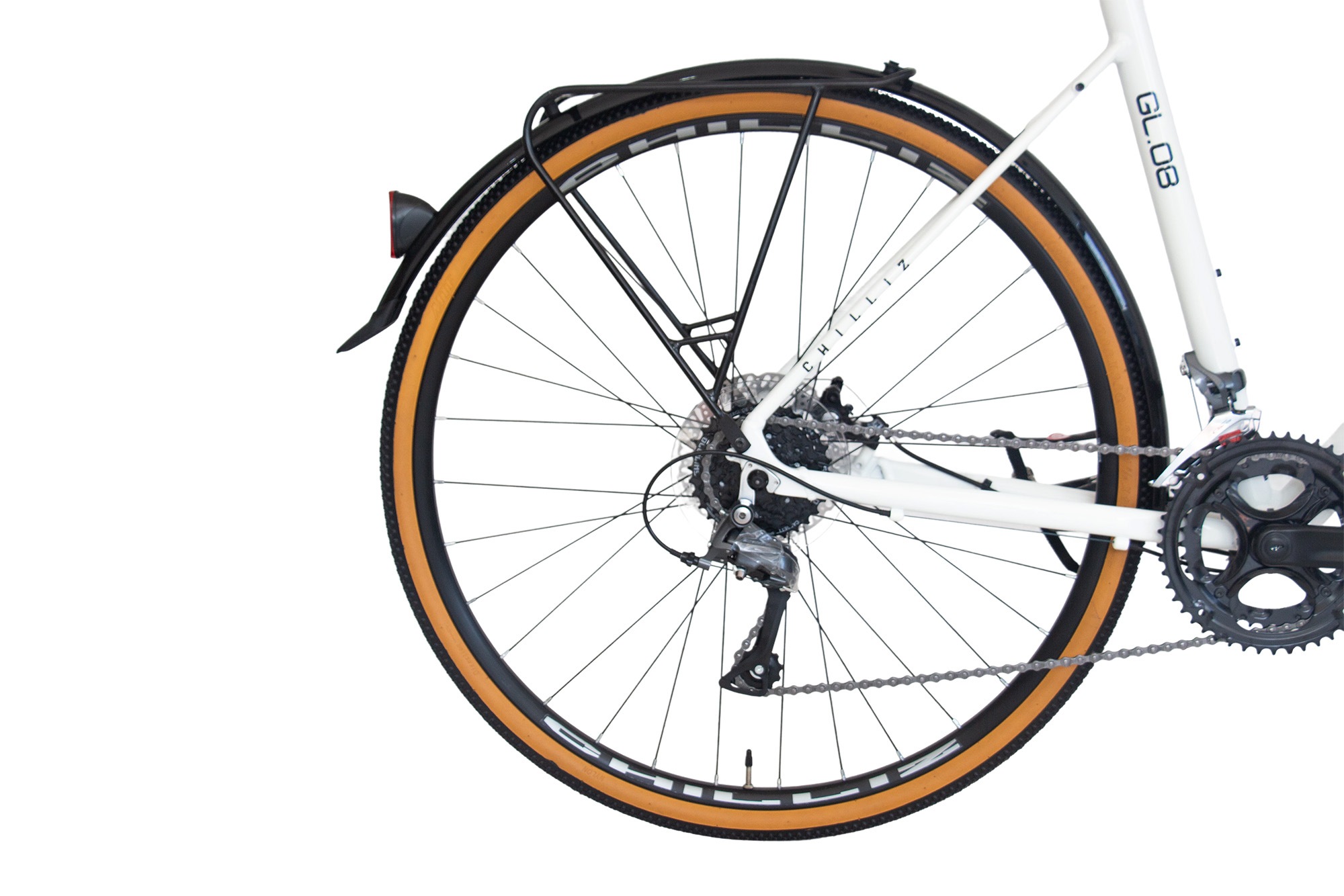 CHILLIZ Gravelbike »GL.08« 16 Gang Shimano Claris RD2400 Schaltwerk Kettenschaltung