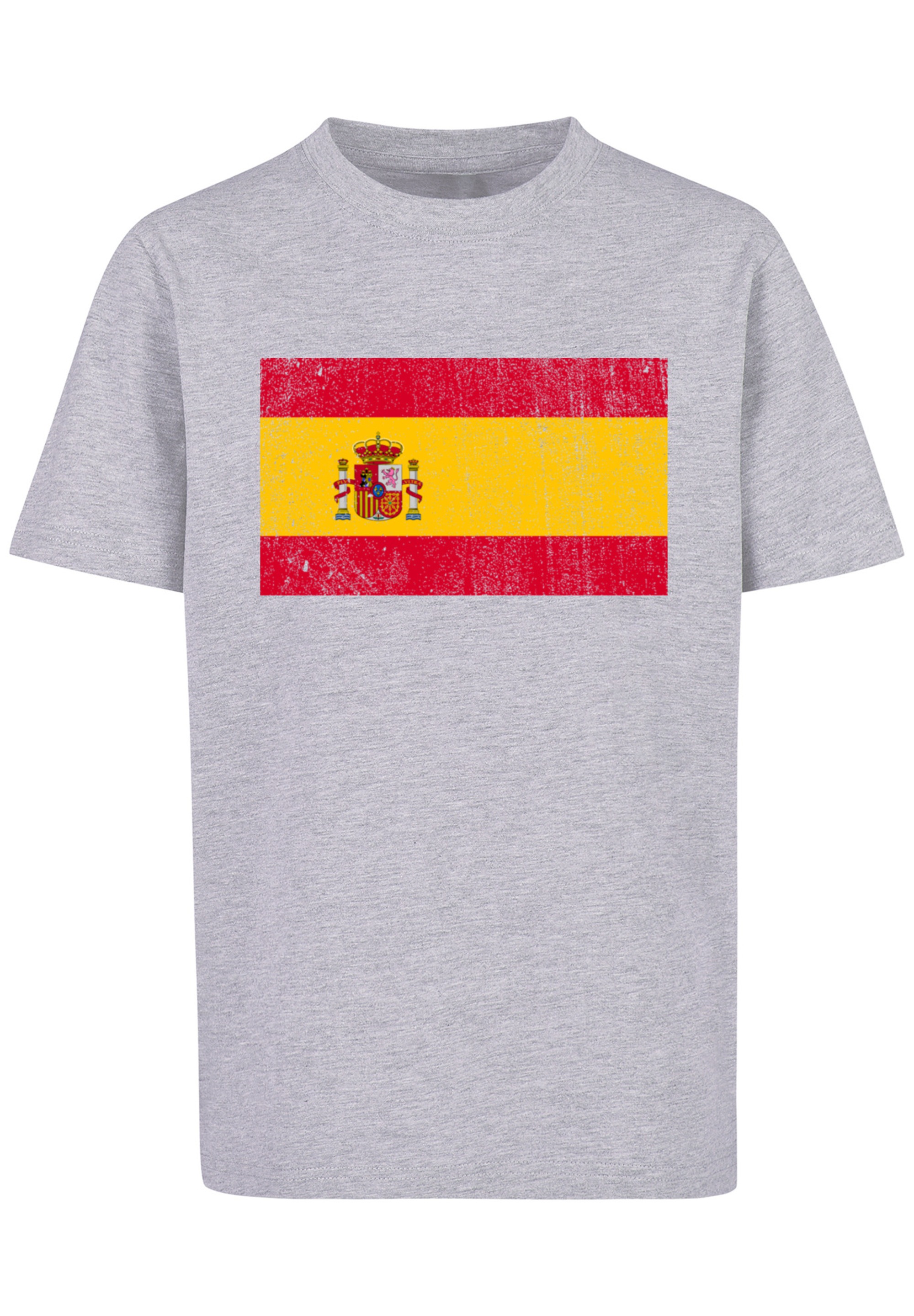 »Spain online distressed«, Flagge Spanien Keine F4NT4STIC Angabe T-Shirt | BAUR kaufen